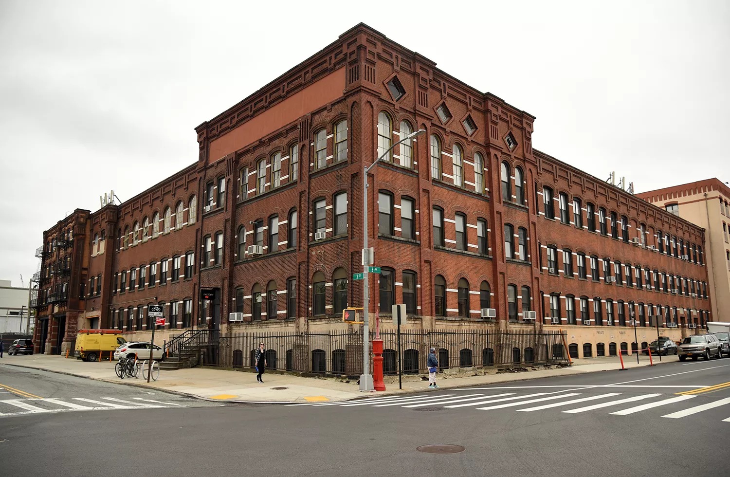 A four story red brick building that once served as a hub of manufacturing in Gowanus.