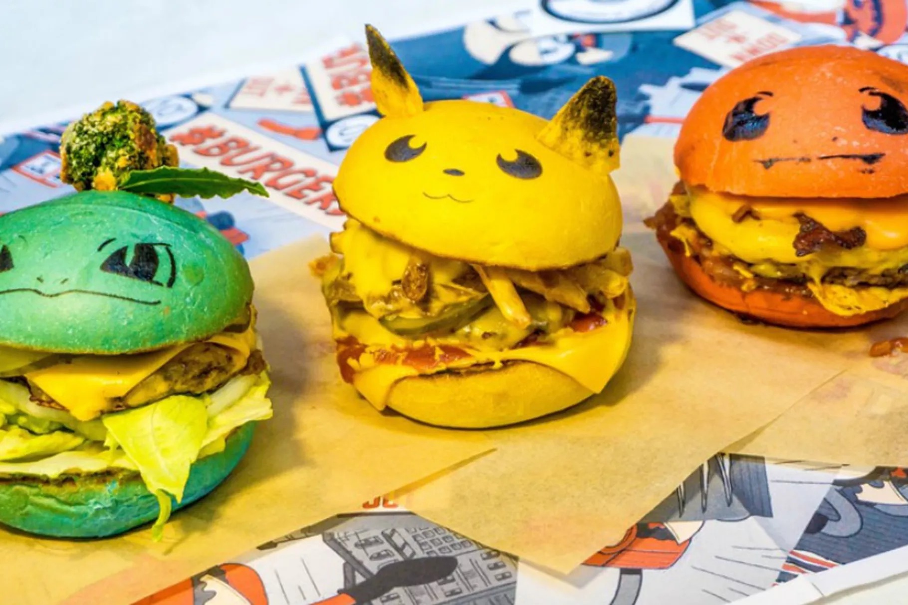 pokemon burgers