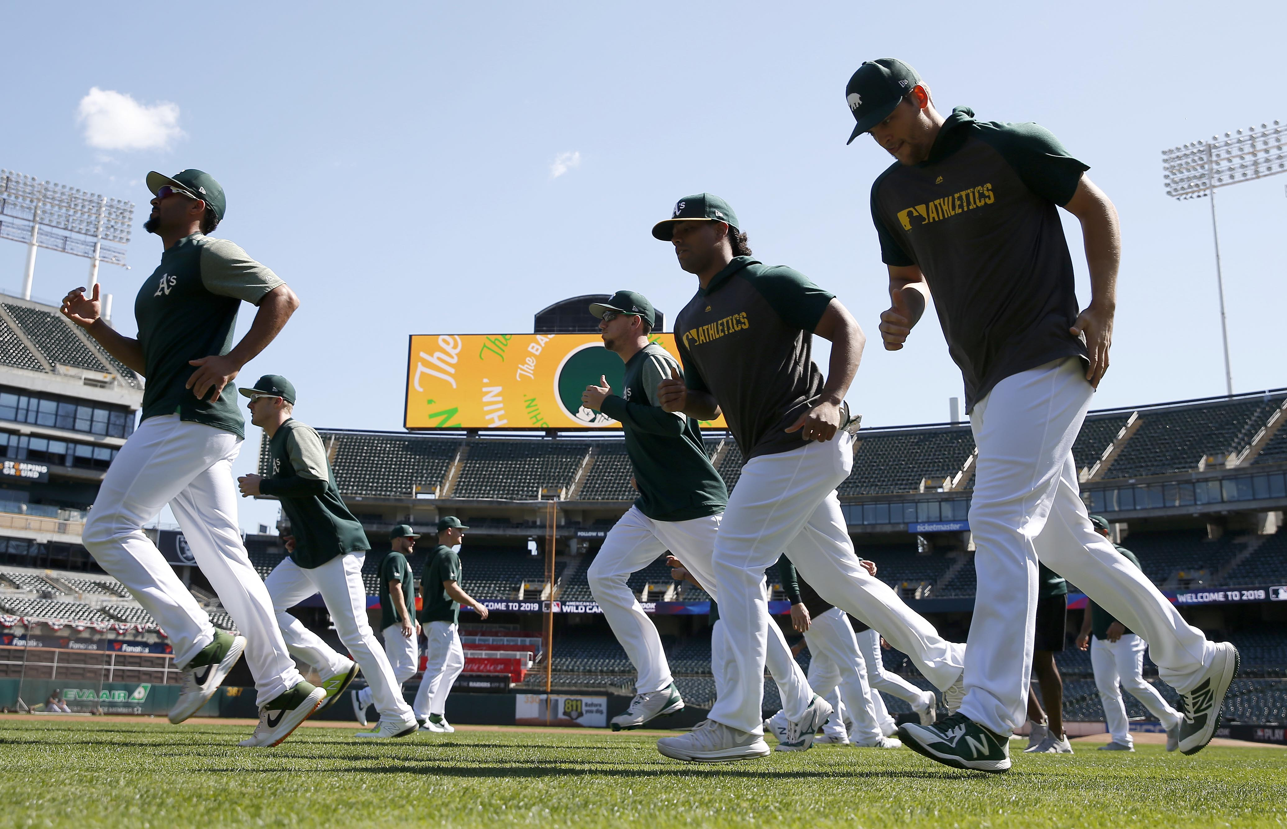 Oakland Athletics Tampa Bay Rays Workout