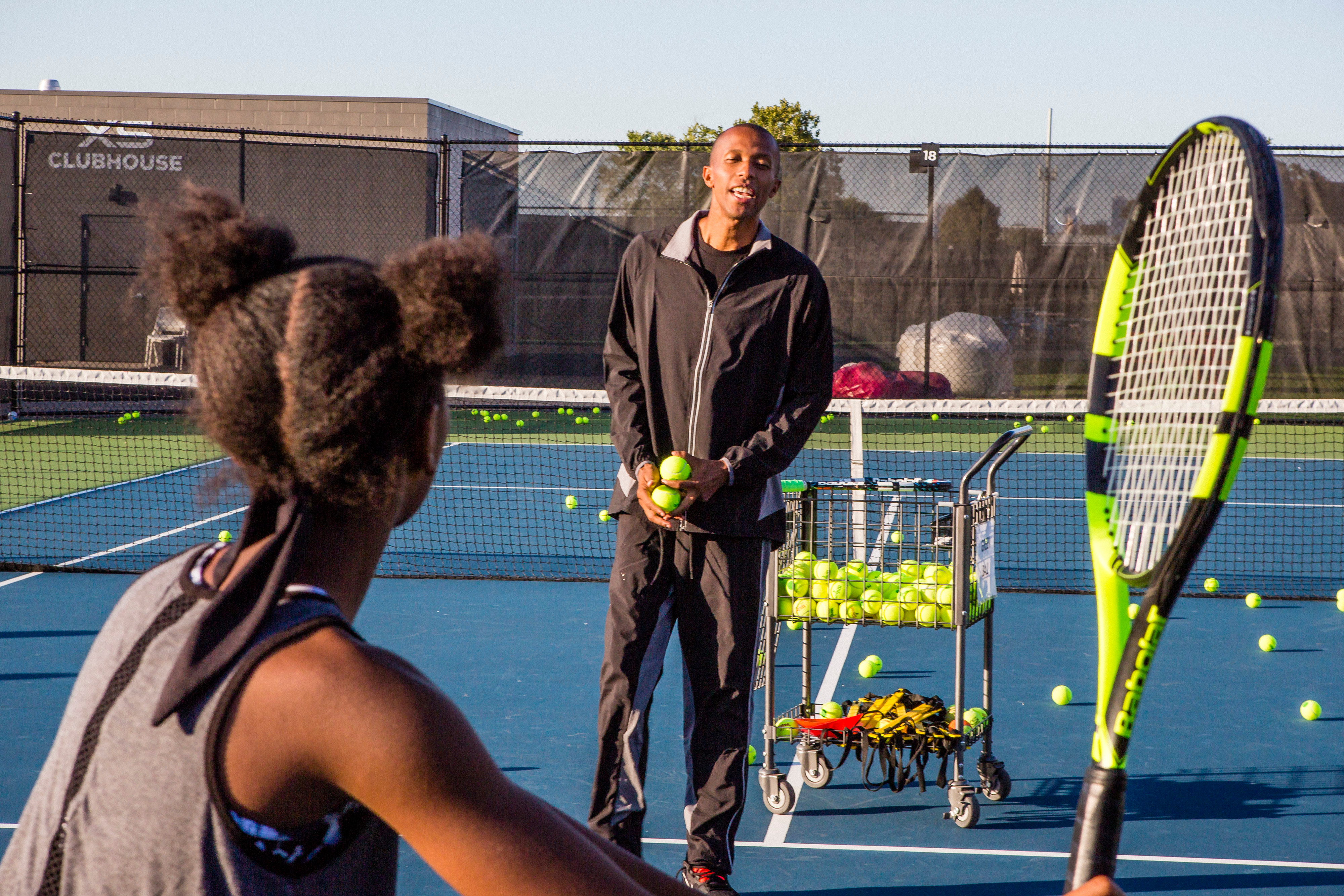 Kamau Murray Founder and CEO of the XS Tennis Foundation,Tuesday, October 8th, 2019. | James Foster/For the Sun-Times