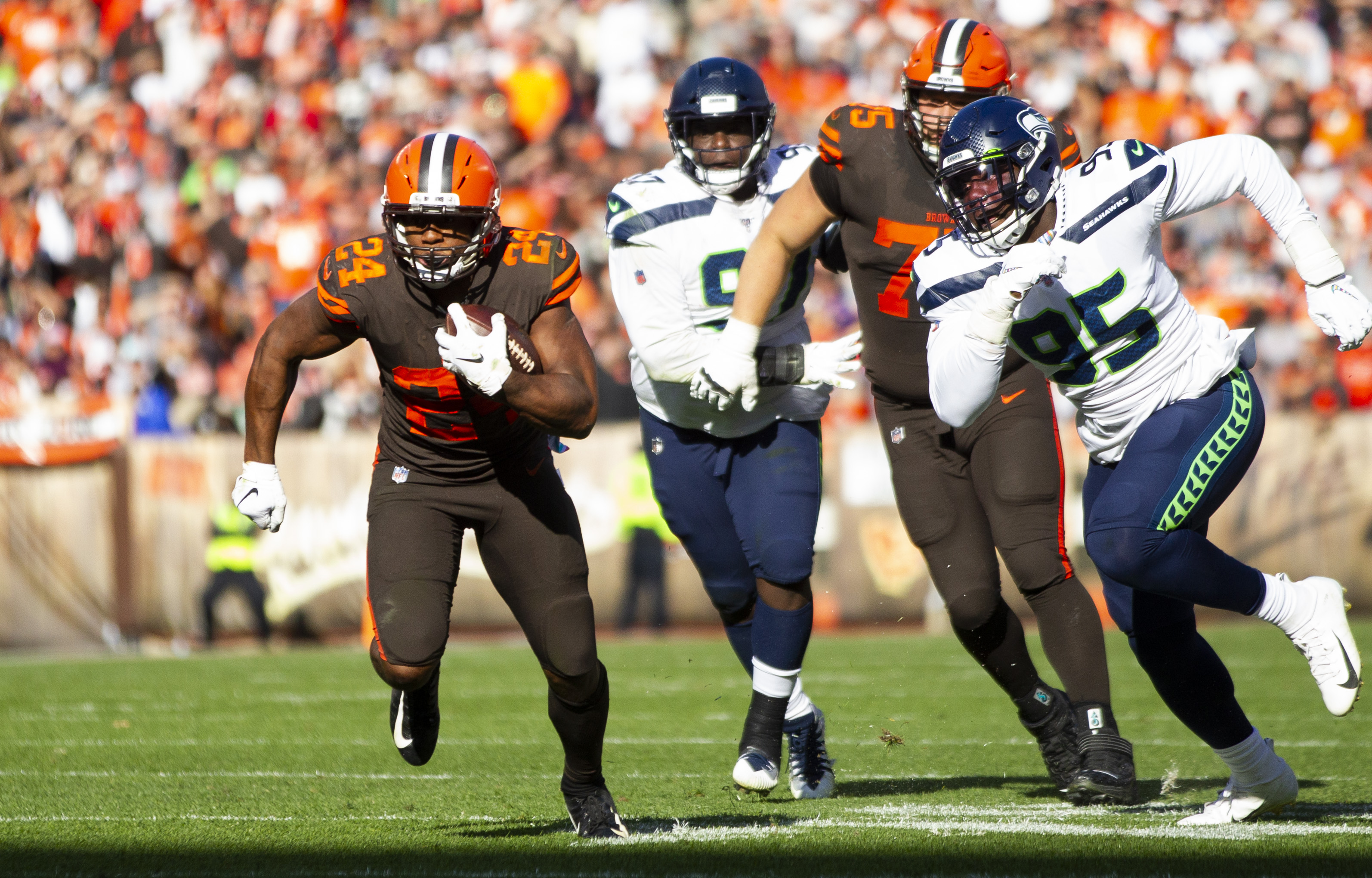 NFL: Seattle Seahawks at Cleveland Browns