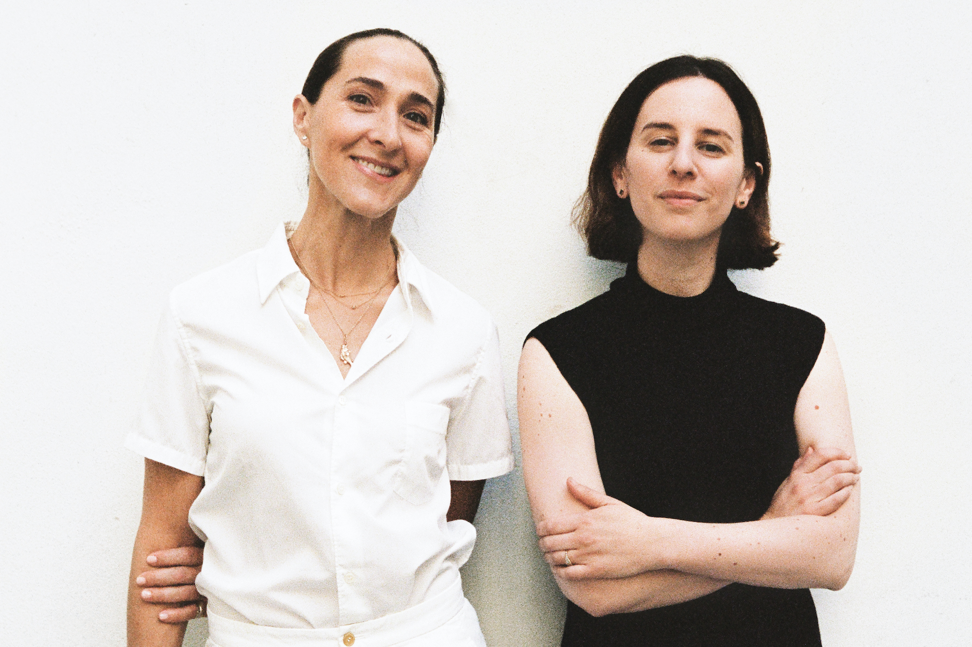 Chefs Gabriela Cámara and Jessica Koslow stand for a portrait.