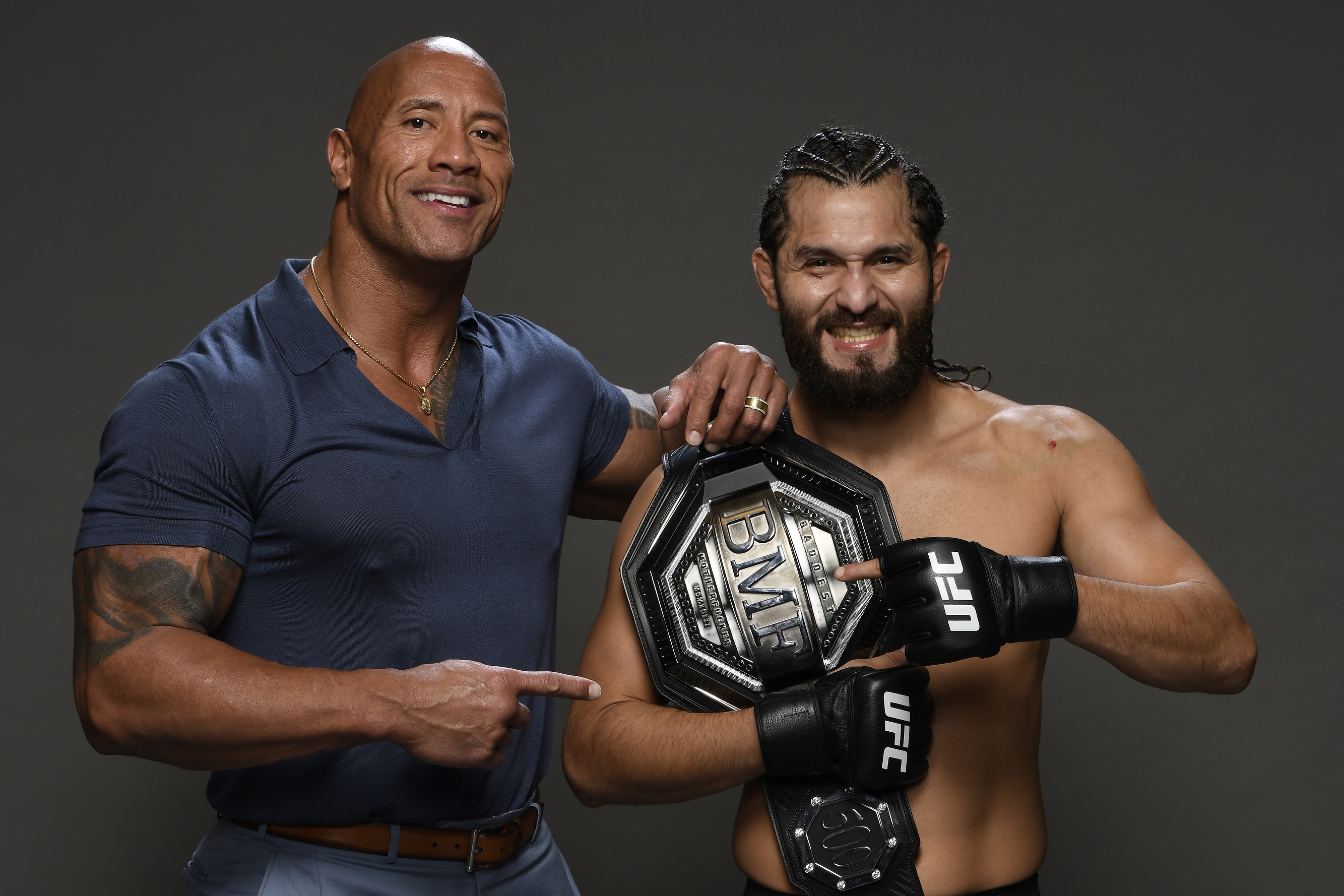 UFC 244: Jorge Masvidal and Dwayne Johnson The Rock UFC WWE MMA news