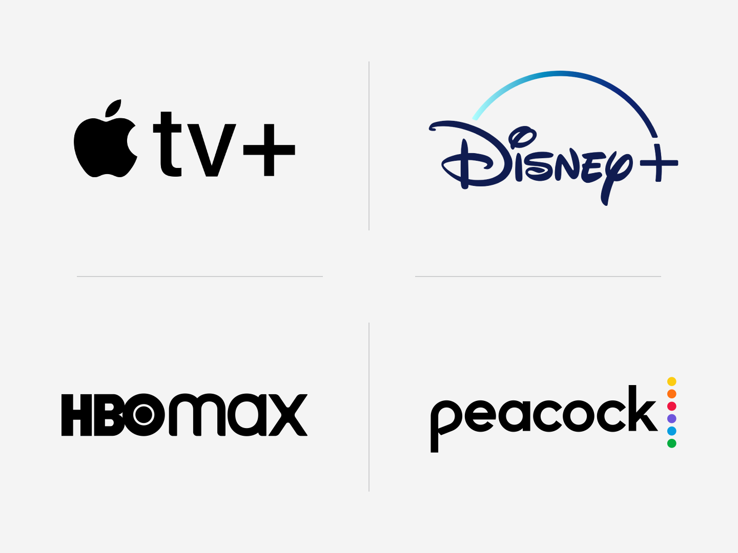 Apple TV+ just launched, Disney+ is launching on November 12, HBO Max is coming in May 2020, and Peacock from NBC Universal will arrive in April of next year.