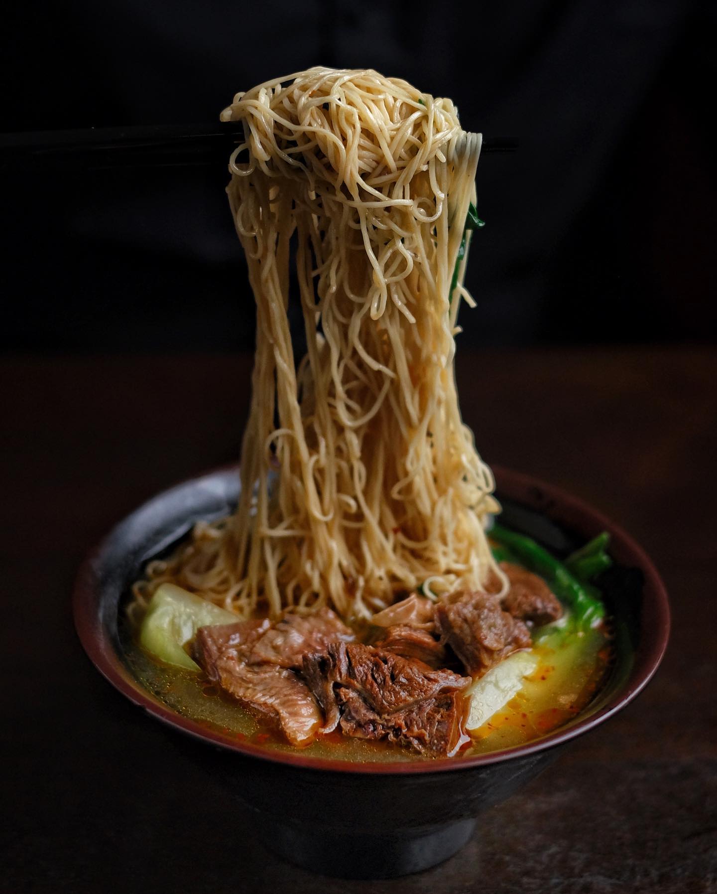 The beef noodle soup at Jade
