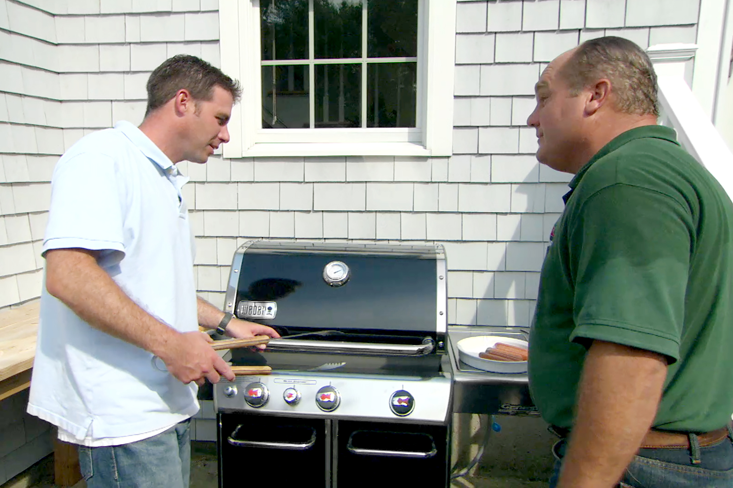 Installing a natural gas barbecue grill