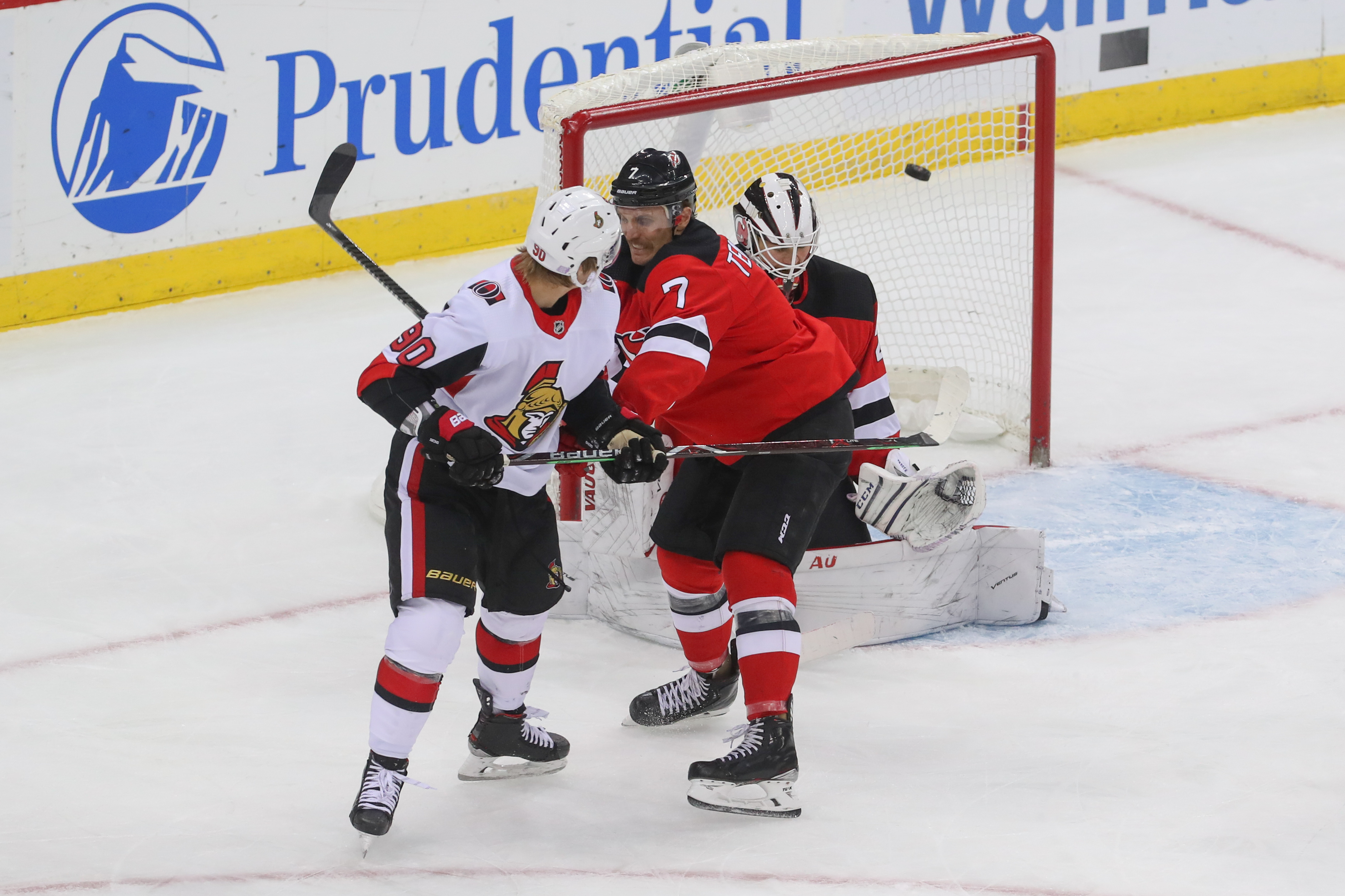NHL: Ottawa Senators at New Jersey Devils