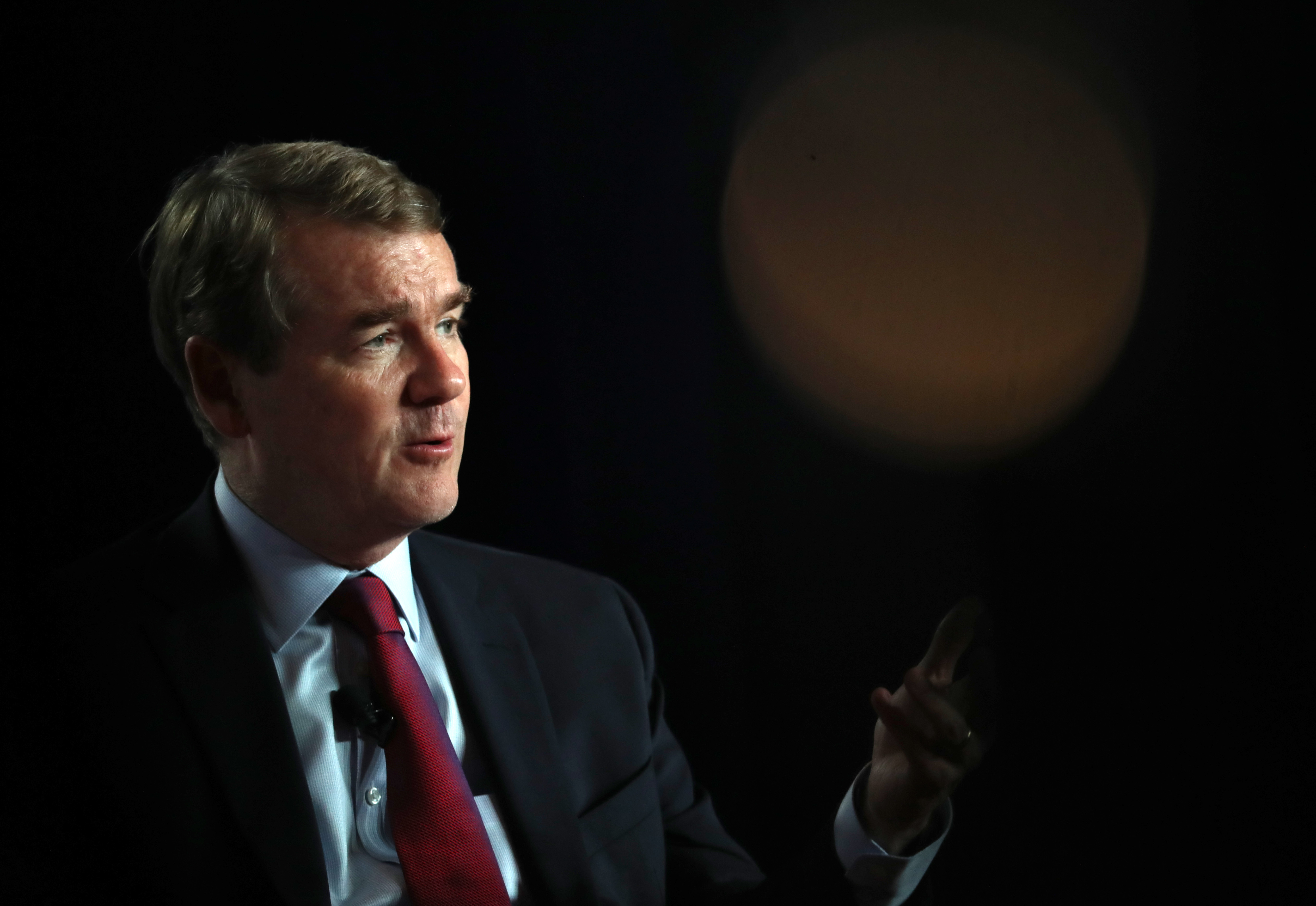 Democratic presidential candidate U.S. Sen. Michael Bennet (D-CO) speaks during the AARP and The Des Moines Register Iowa Presidential Candidate Forum on July 17, 2019 in Cedar Rapids, Iowa.