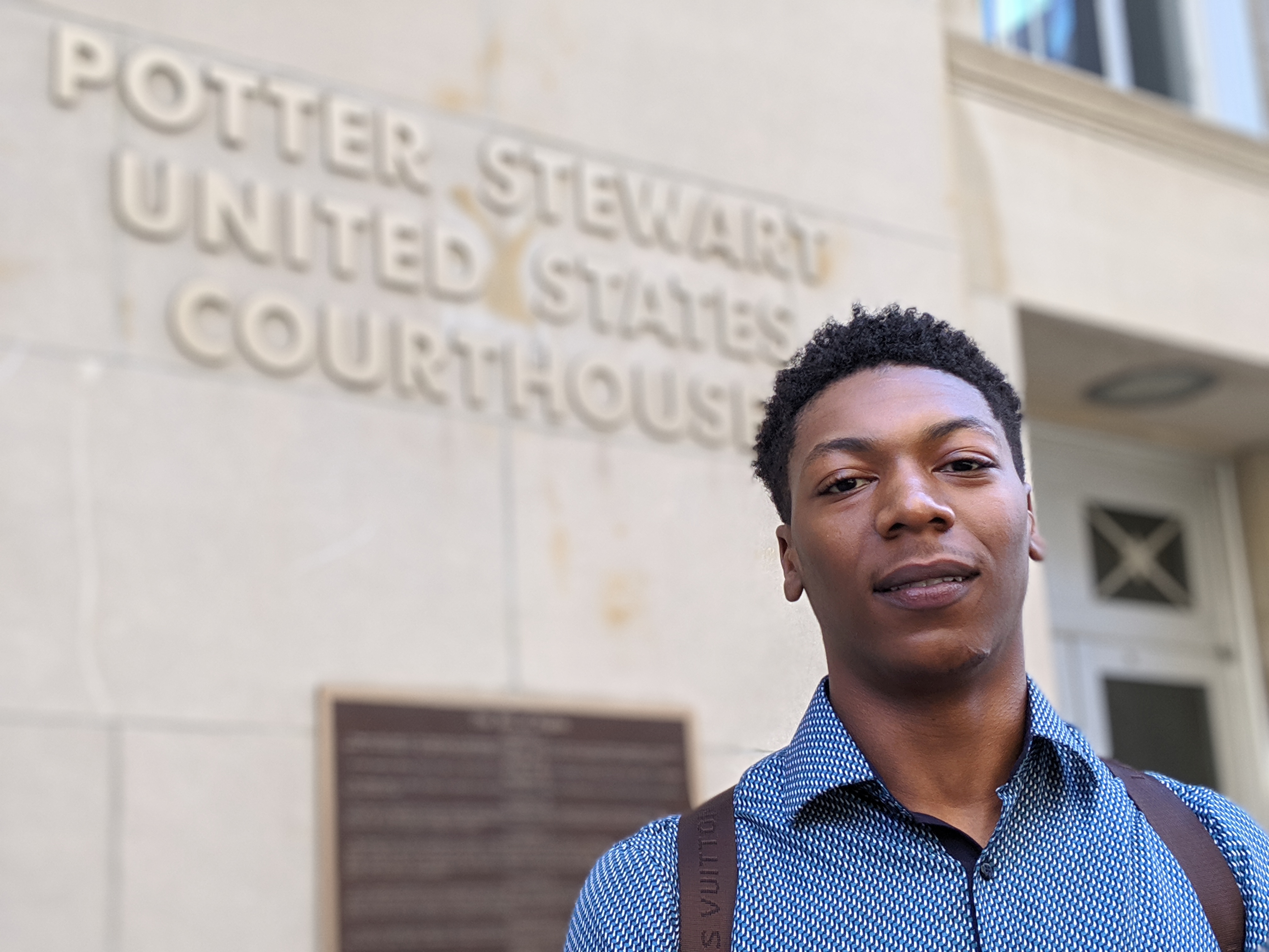 Jamarria Hall had to take remedial classes in college despite finishing near the top of his class at Osborn High School in Detroit. He was one of the plaintiffs in the landmark literacy case. (Bridge photo by Mike Wilkinson)