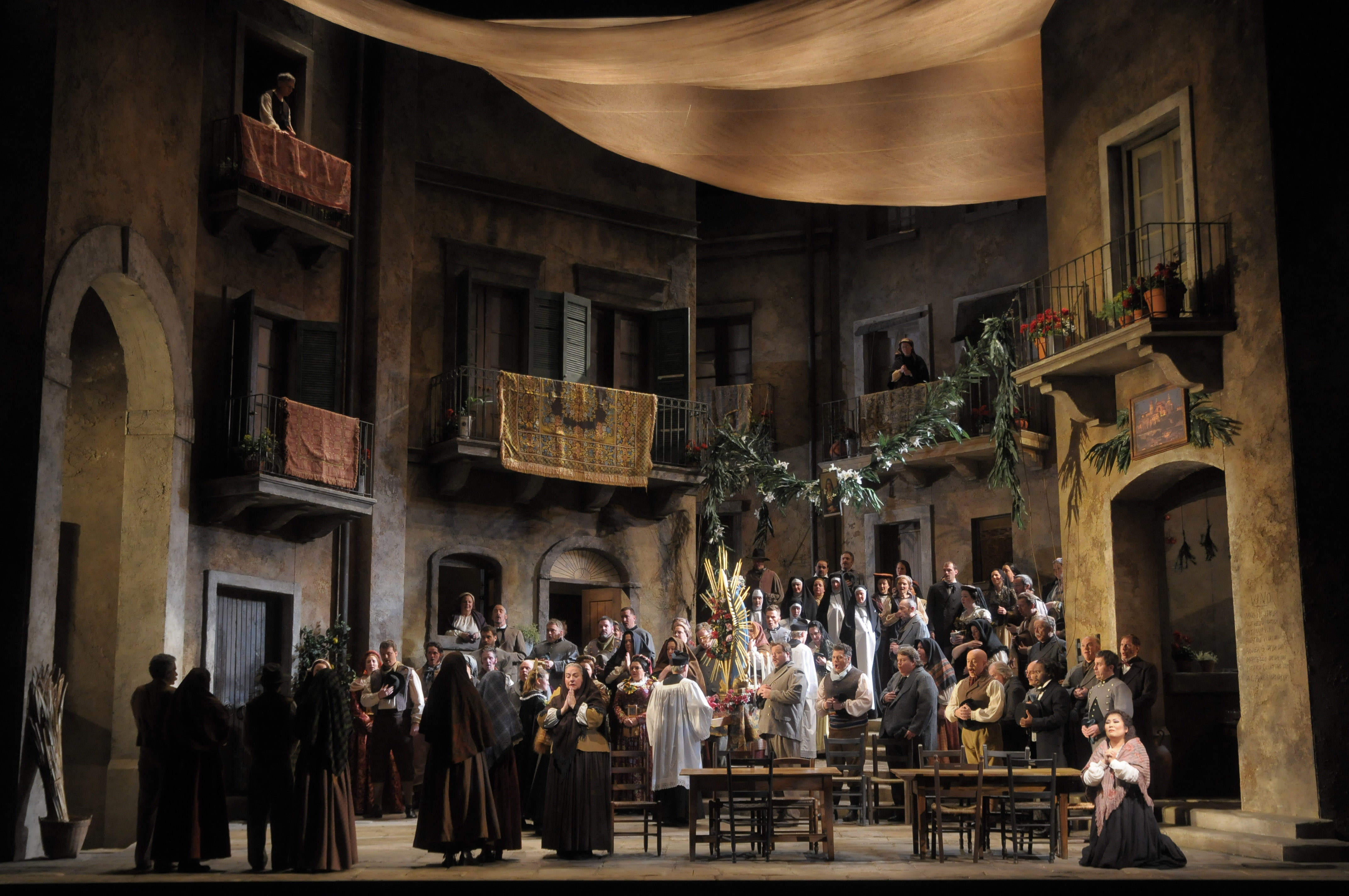“Cavalleria rusticana” (pictured) is part of the double bill with “Pagliacci,” which open the Lyric Opera’s 2020-21 season.