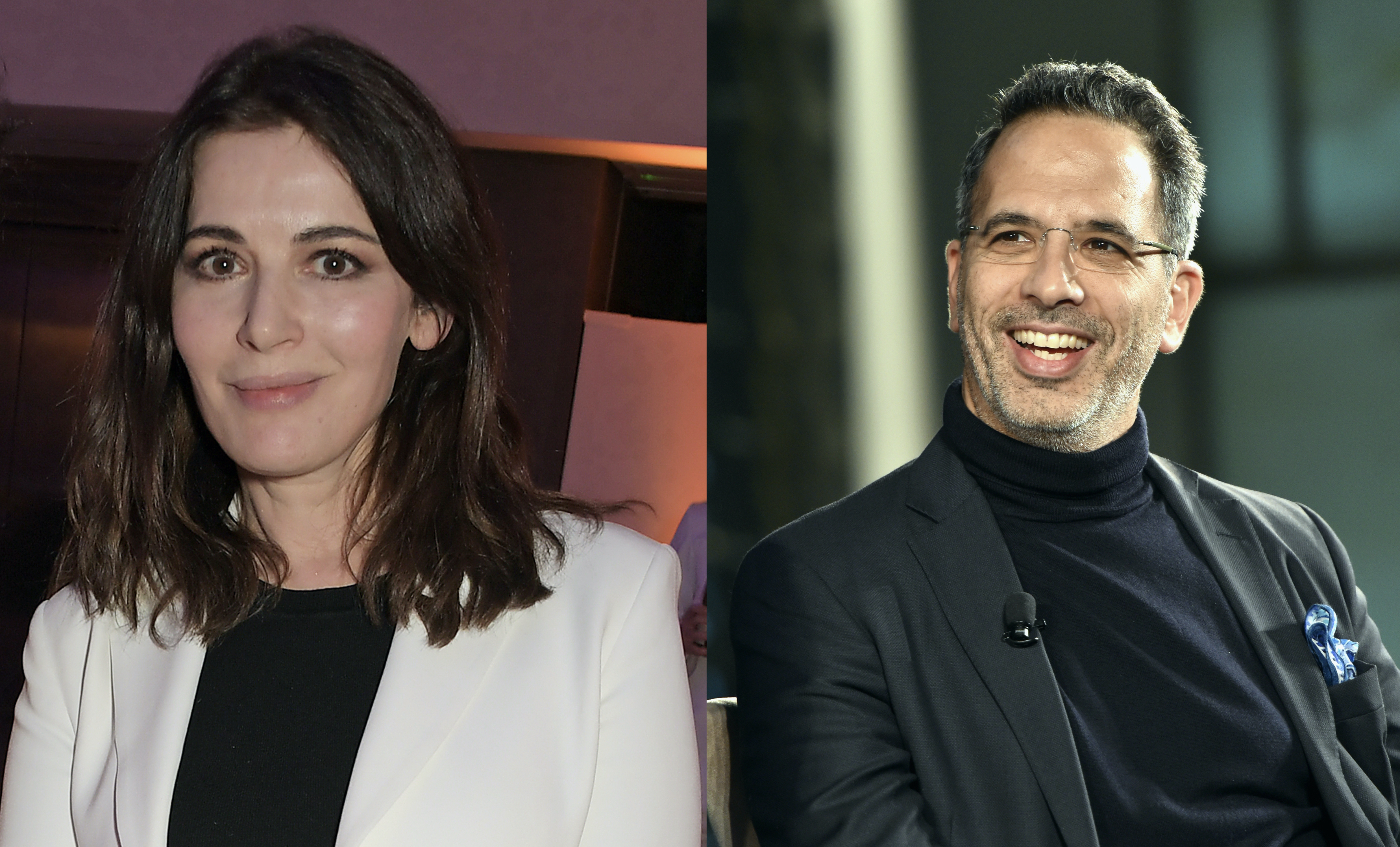 Nigella Lawson and Yotam Ottolenghi side-by-side in a composite photo