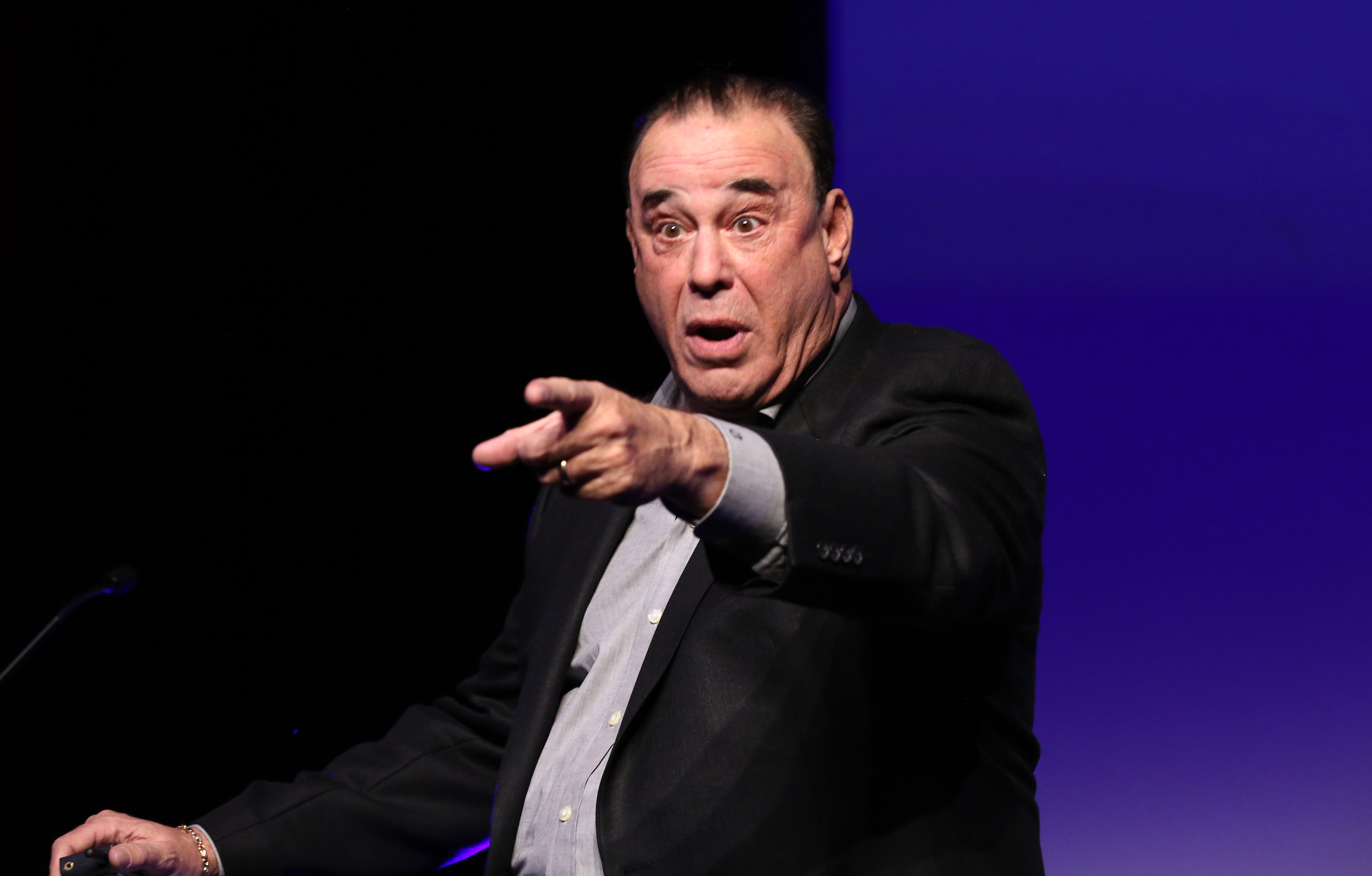 Nightclub &amp; Bar Media Group President, host and Co-Executive Producer of the Spike television show "Bar Rescue" Jon Taffer speaks during the G.R.O.W. - Guest Reaction Opportunity Window panel at Caesars Palace during CinemaCon, the official convention of the National Association of Theatre Owners on April 01, 2019 in Las Vegas, Nevada.