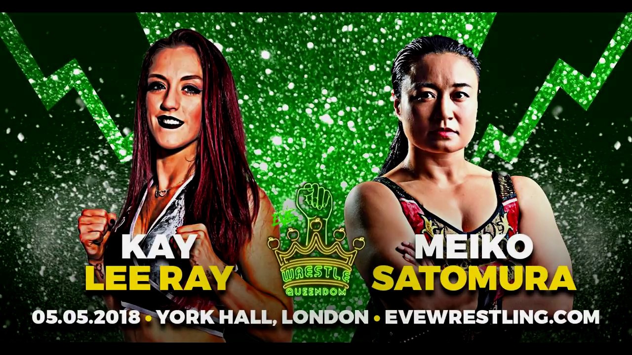 Match graphic for Kay Lee Ray vs. Meiko Satomura