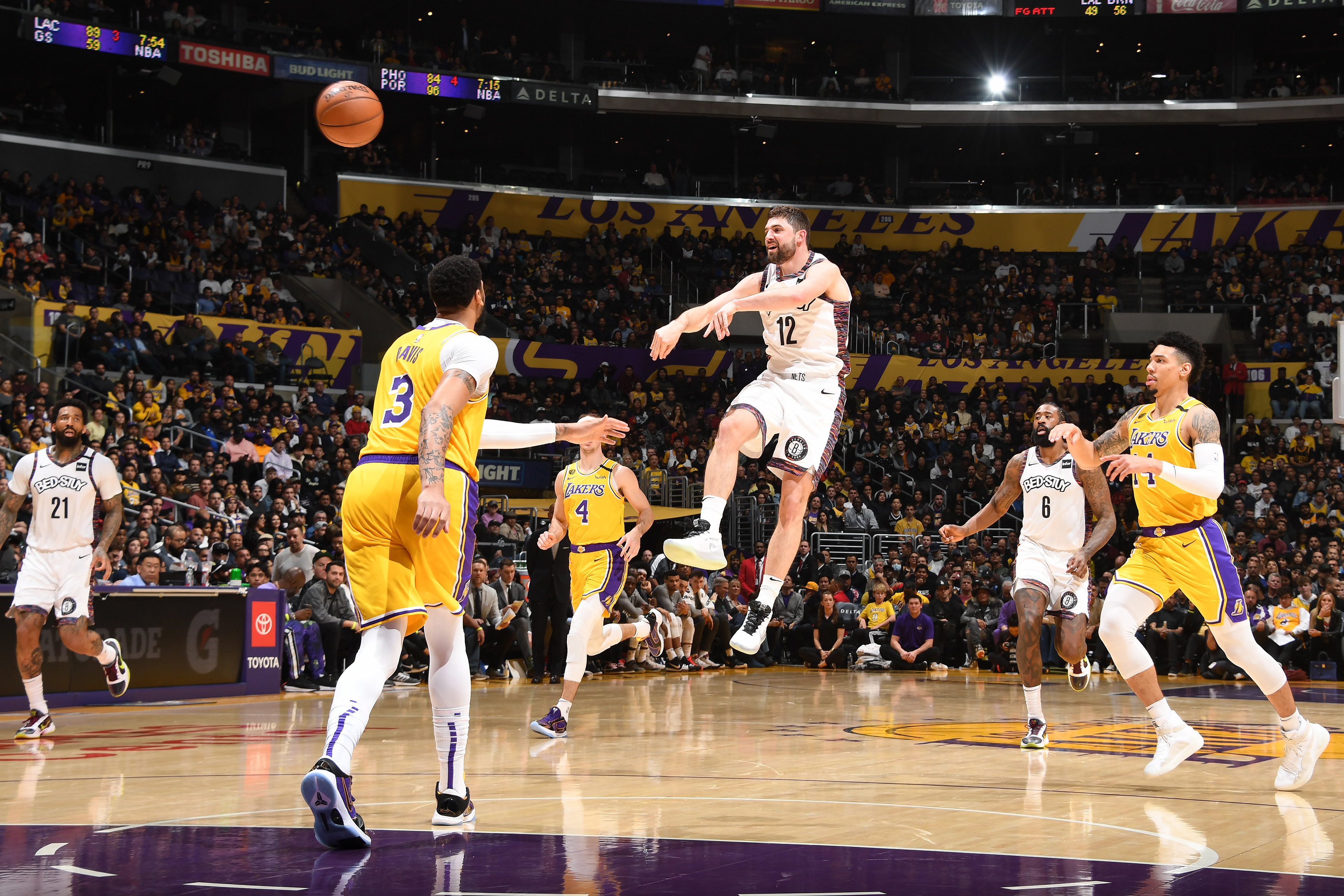 Brooklyn Nets v Los Angeles Lakers