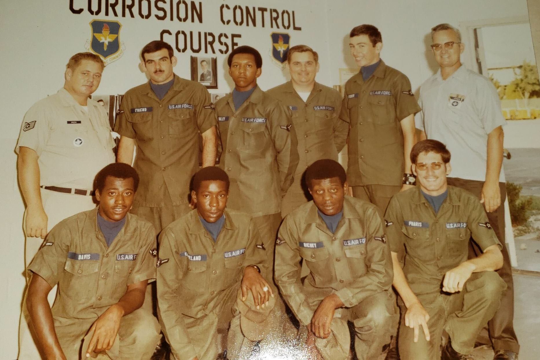 Air Force veteran Alexander Richey  (bottom row, second from right) who served in Vietnam as an aircraft mechanic, died April 16 in Jamaica Hospital of COVID-19.