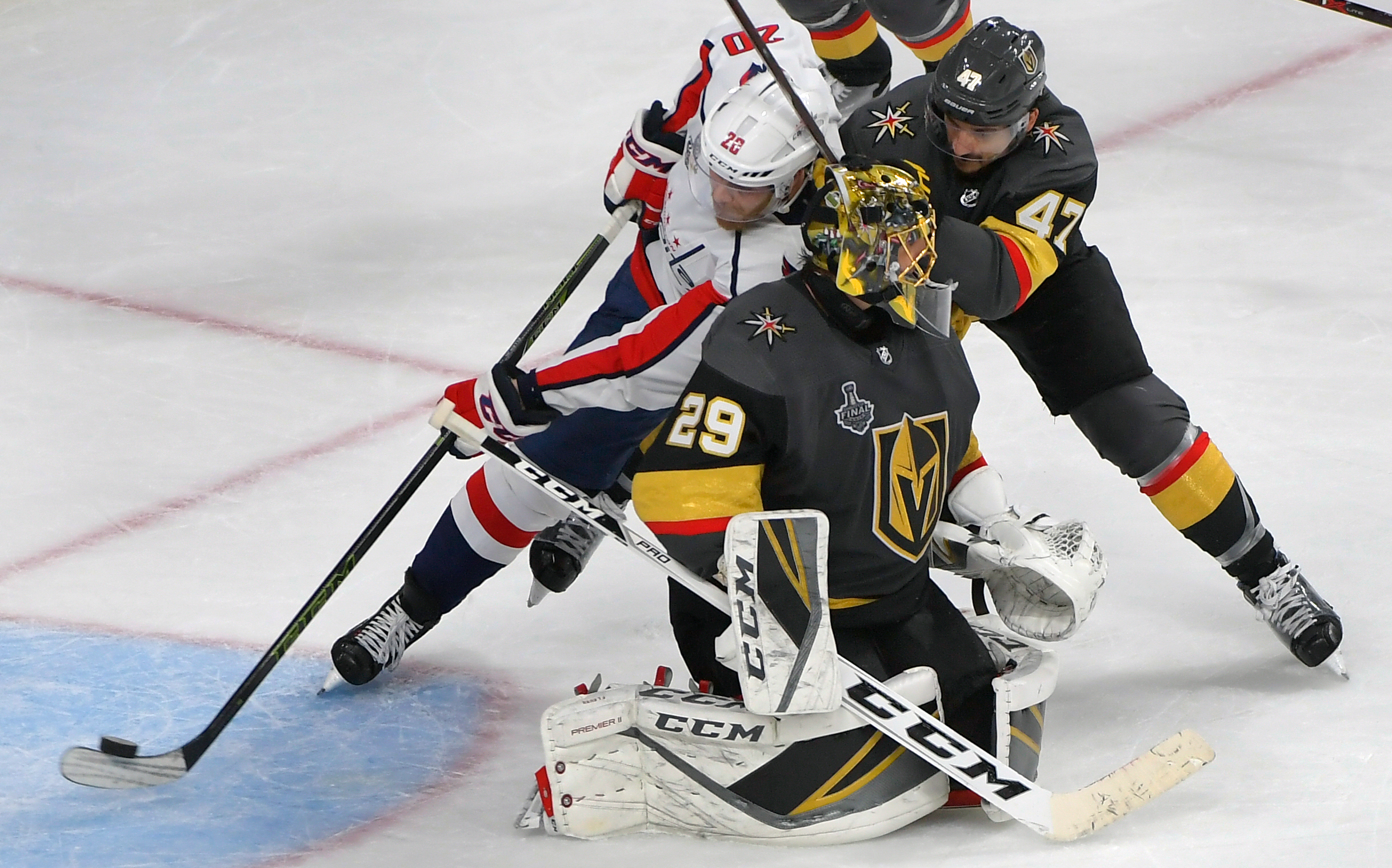 Washington Capitals and the Vegas Golden Knights in game 5 of the Stanley Cup