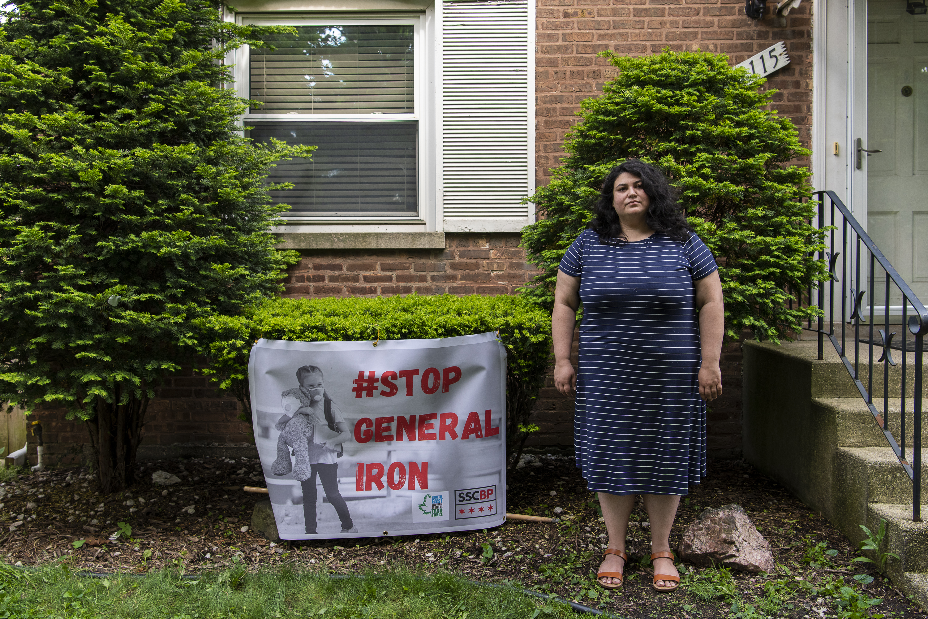 Gina Ramirez, a community organizer and resident of the Southeast Side, is concerned about General Iron’s plan to open a new metal shredding plant near her home.