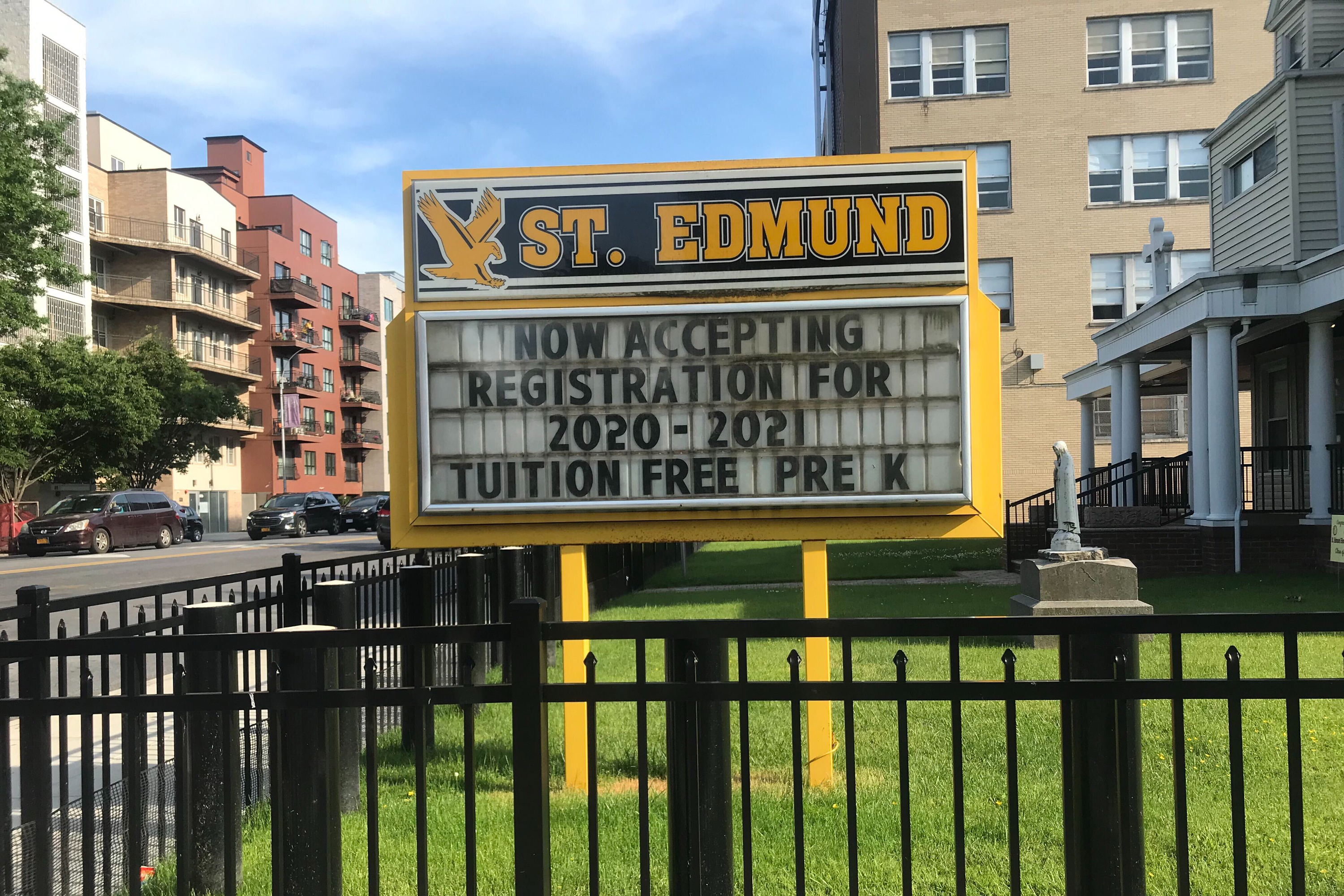 St. Edmund Preparatory High School in Sheepshead Bay, Brooklyn, June 4, 2020.