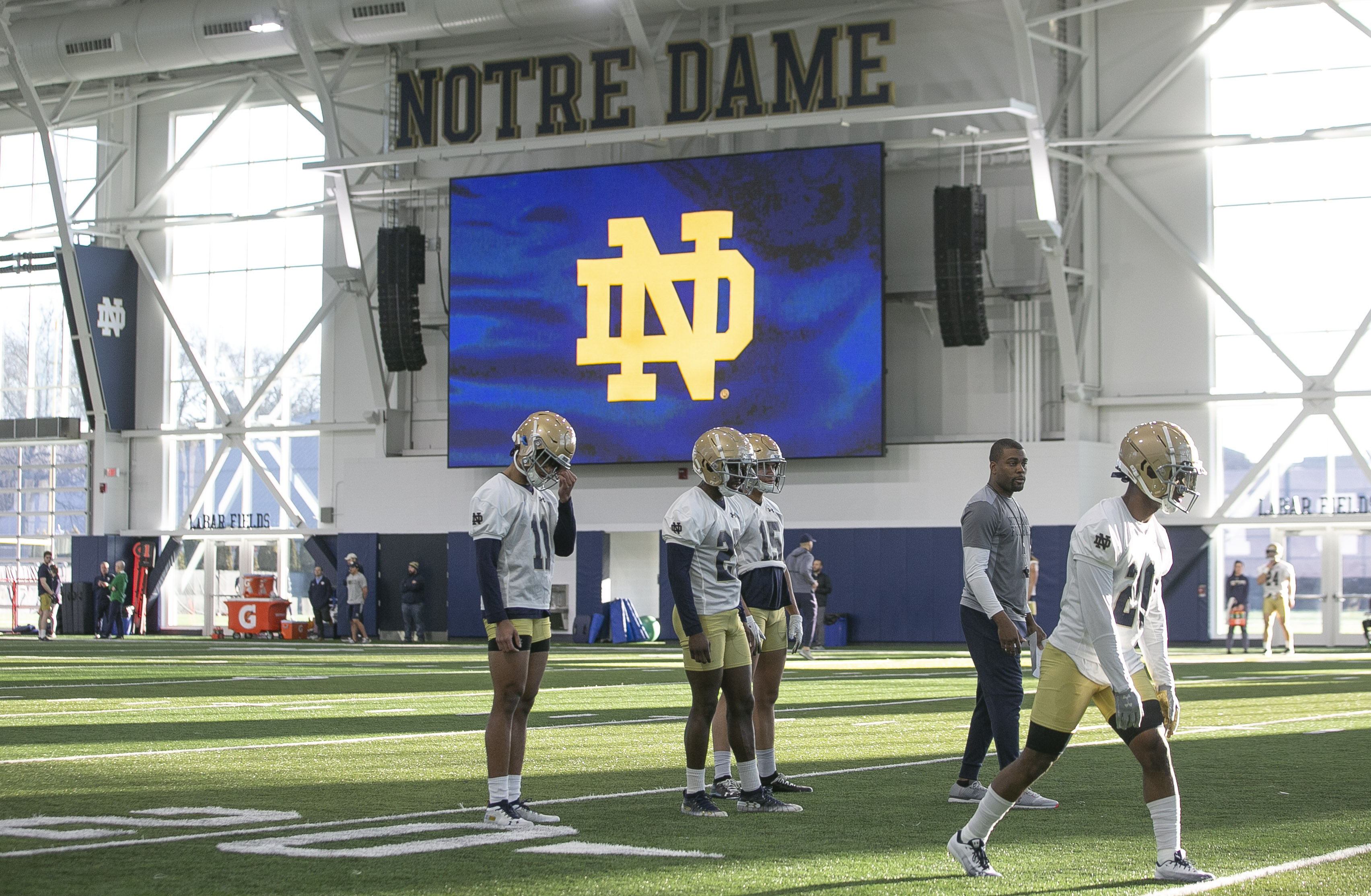 NCAA Football: Notre Dame-Practice