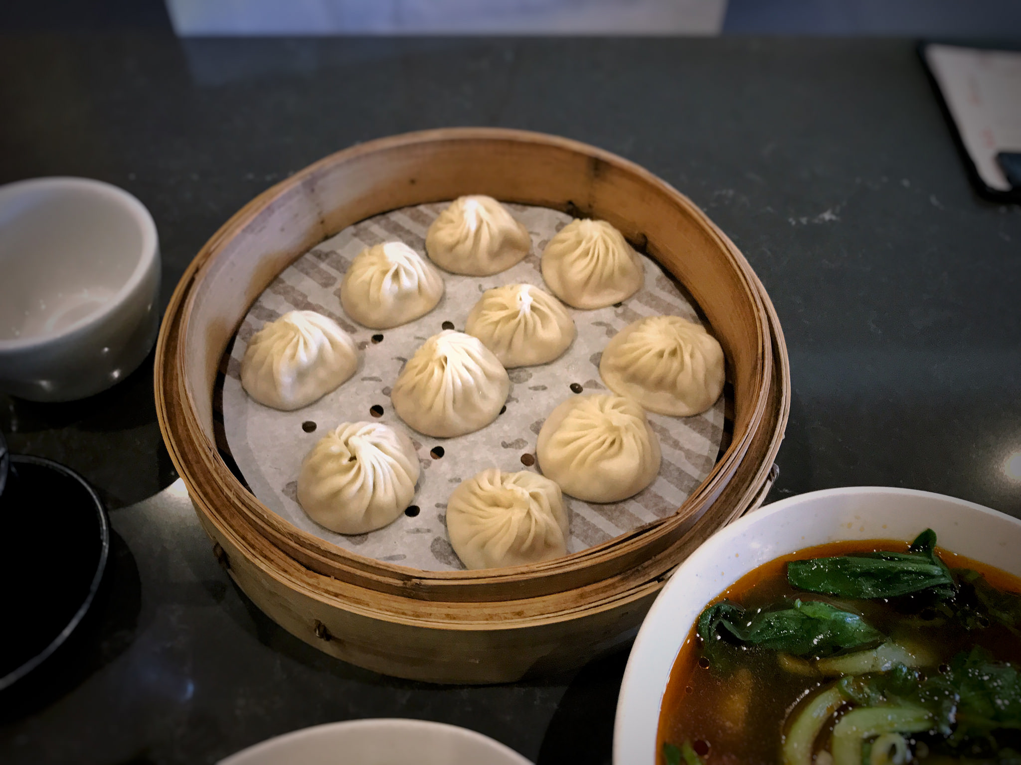 Din Tai Fung xiao long bao soup dumplings.