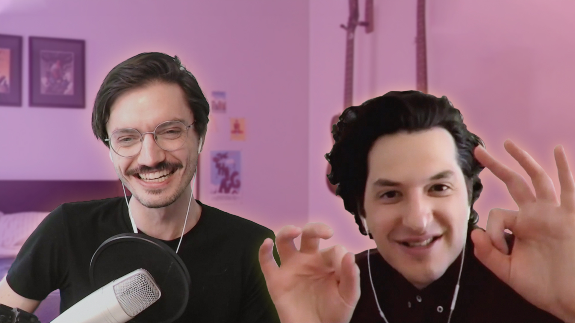 Ben Schwartz and Patrick Gill have a chat on Zoom