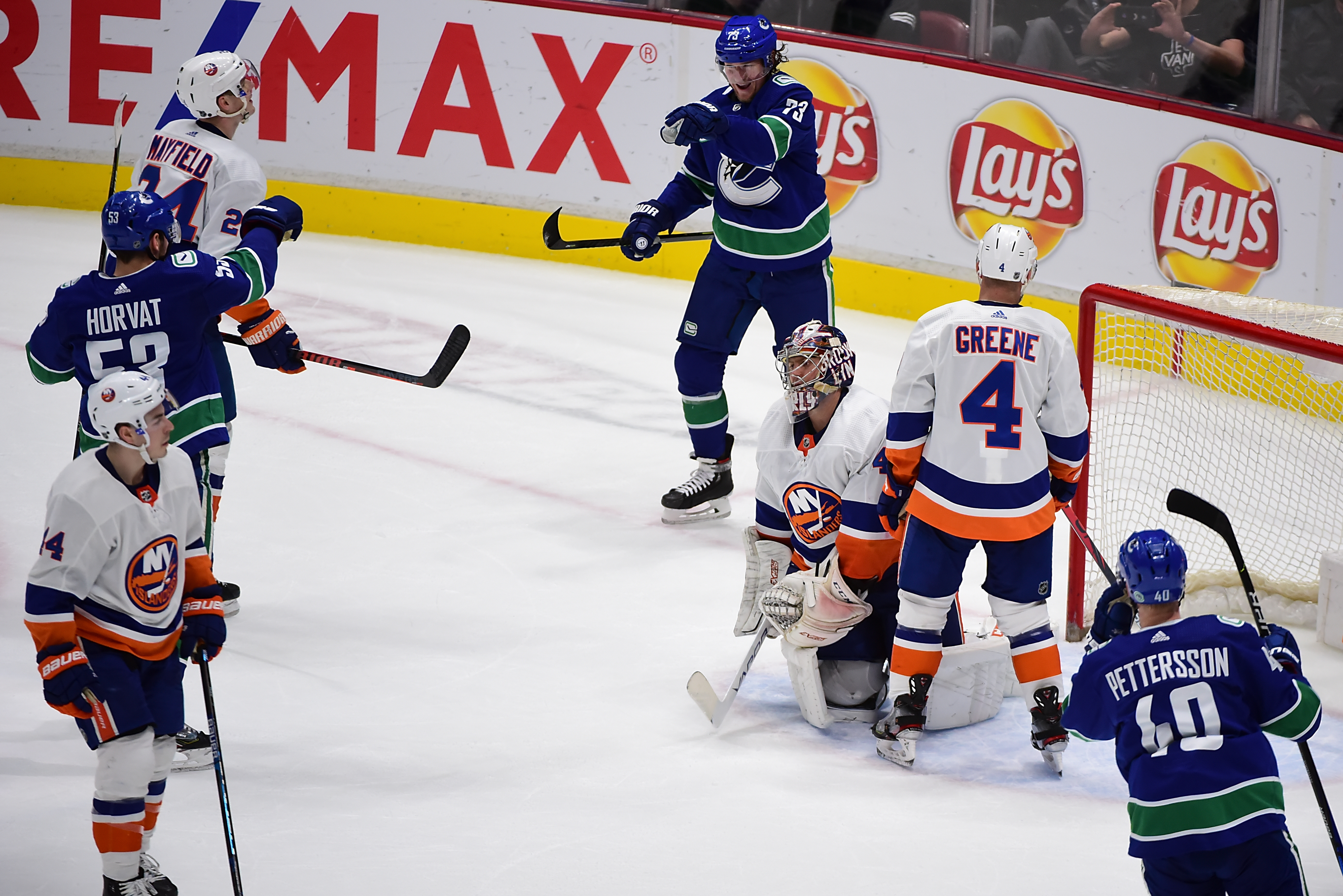 NHL: New York Islanders at Vancouver Canucks