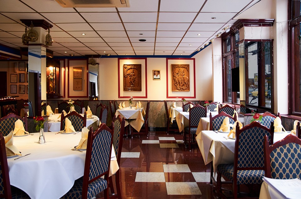 The dining room of Sree Krishna in Tooting —&nbsp;south London’s first South Indian restaurant has closed after 47 years of service