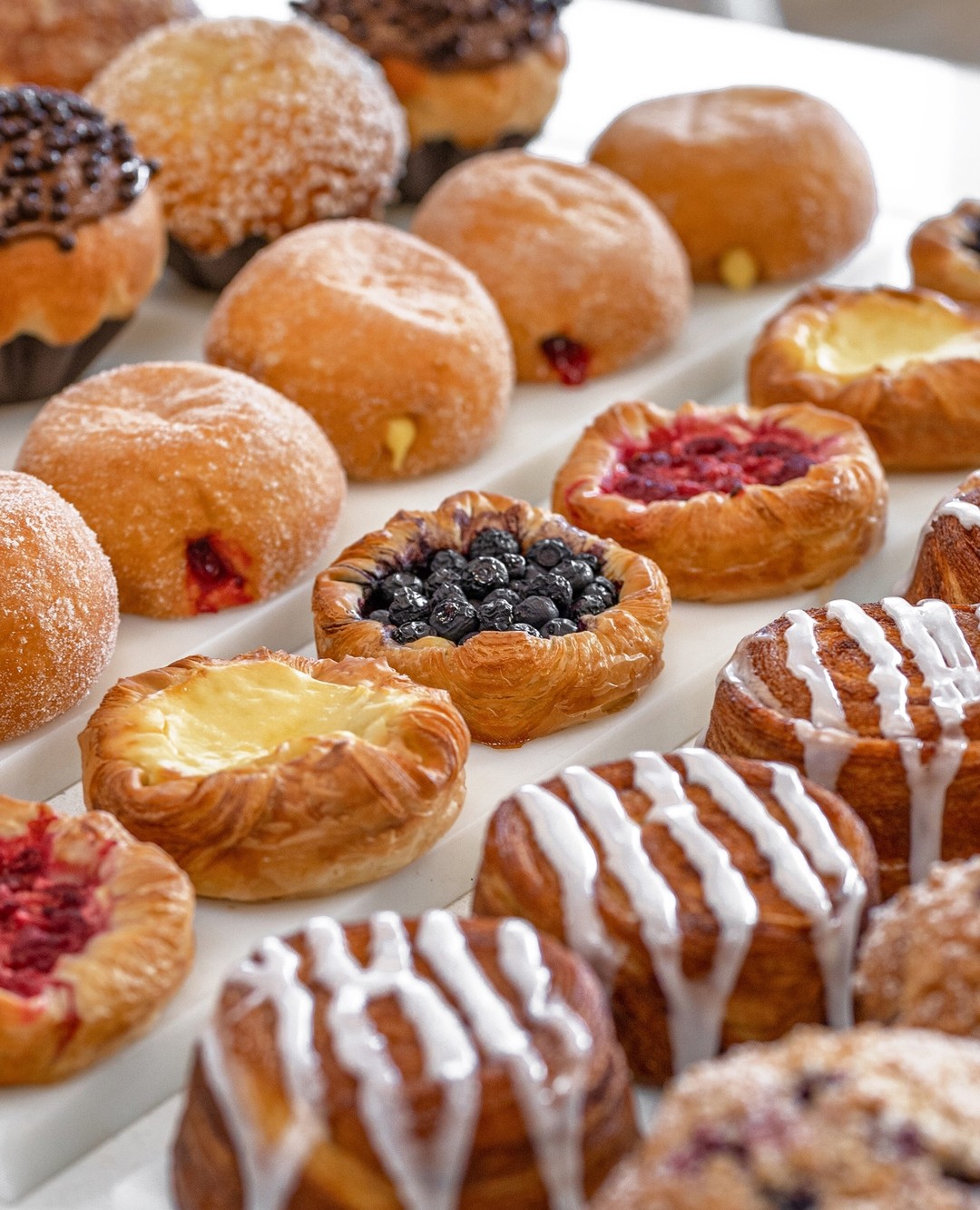 A variety of pastries