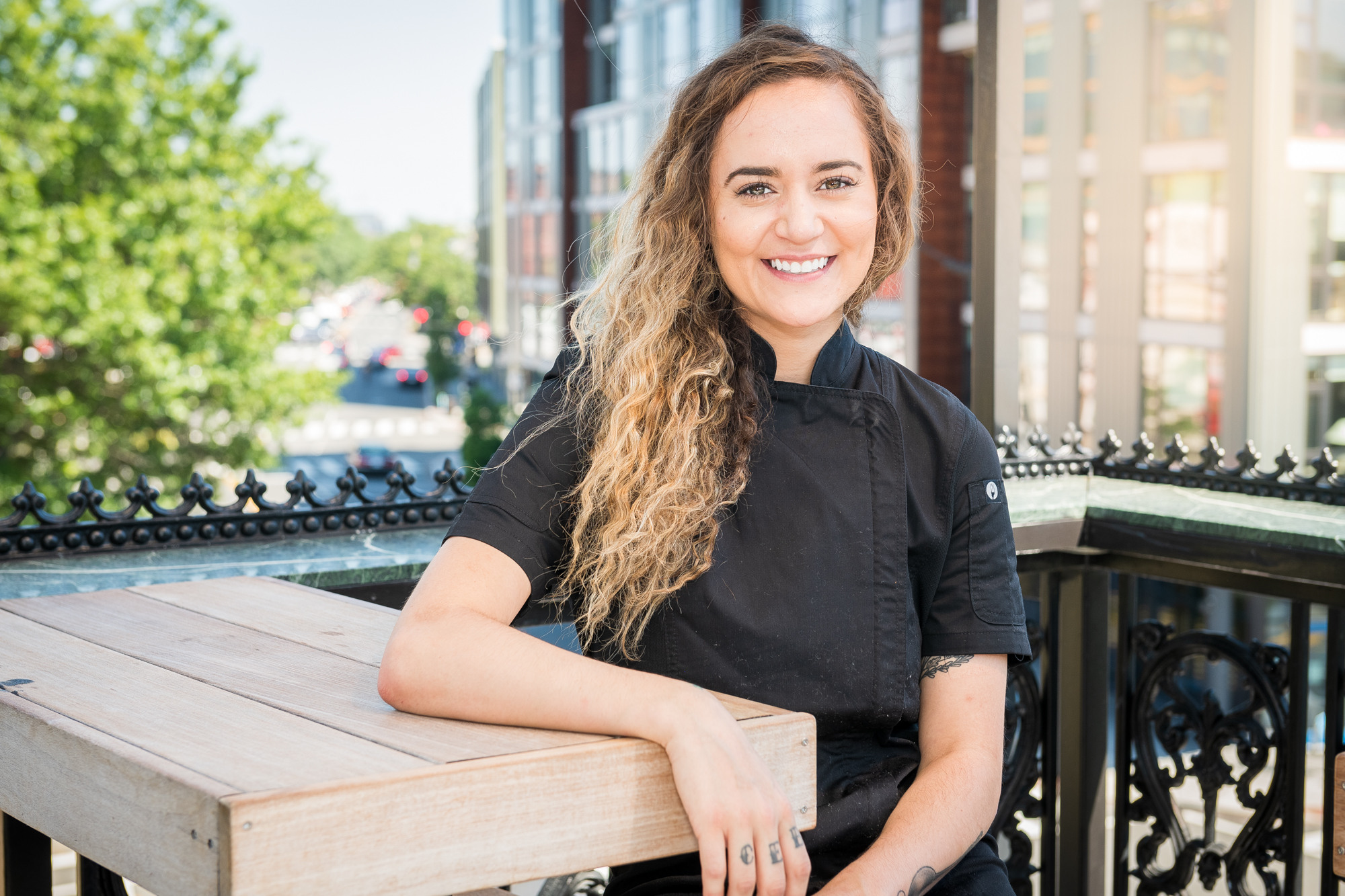 Casey Bauer, 25, has come up with her version of Lebanese bar food at Coin Mezze