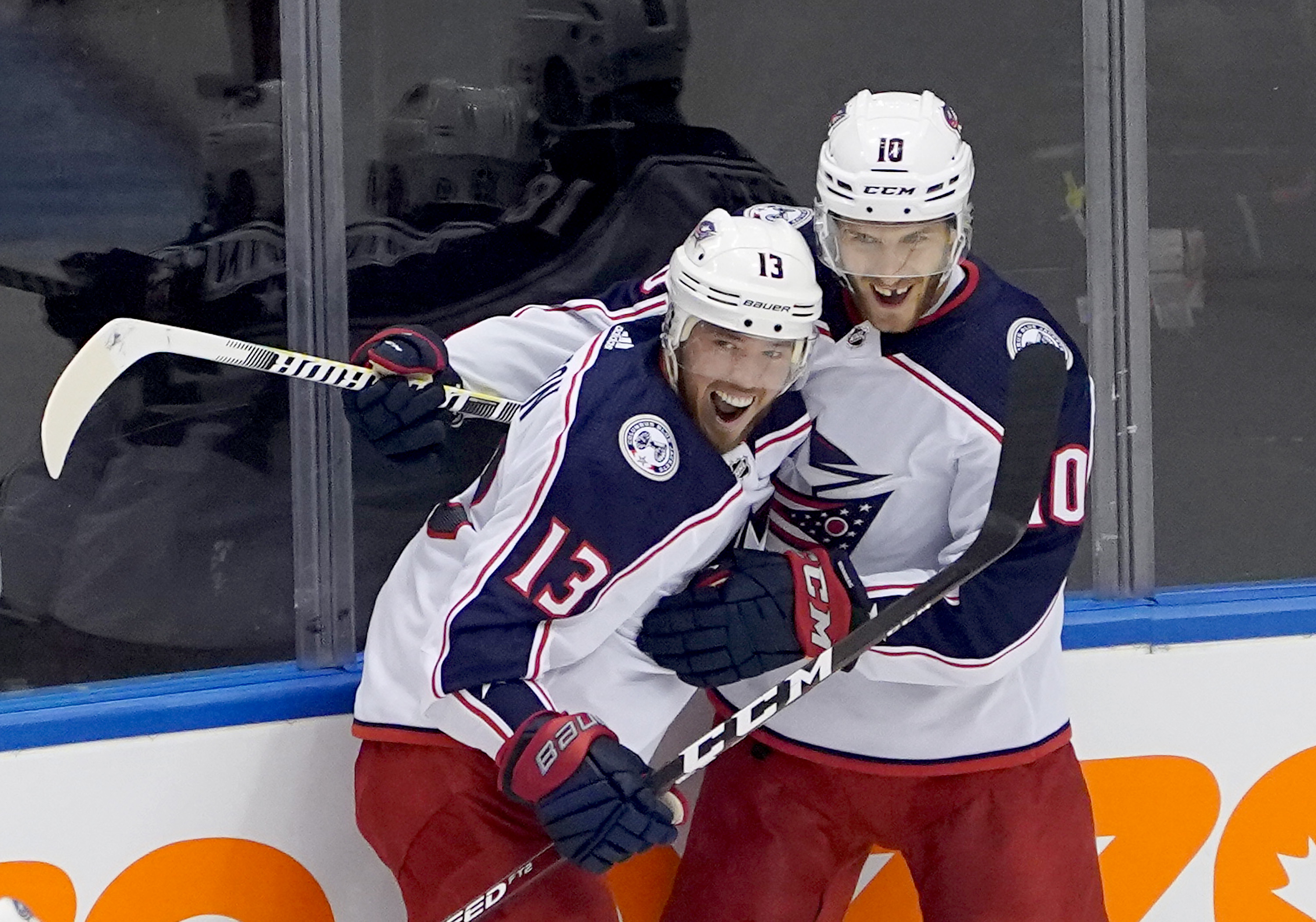 NHL: Eastern Conference Qualifications-Columbus Blue Jackets vs Toronto Maple Leafs