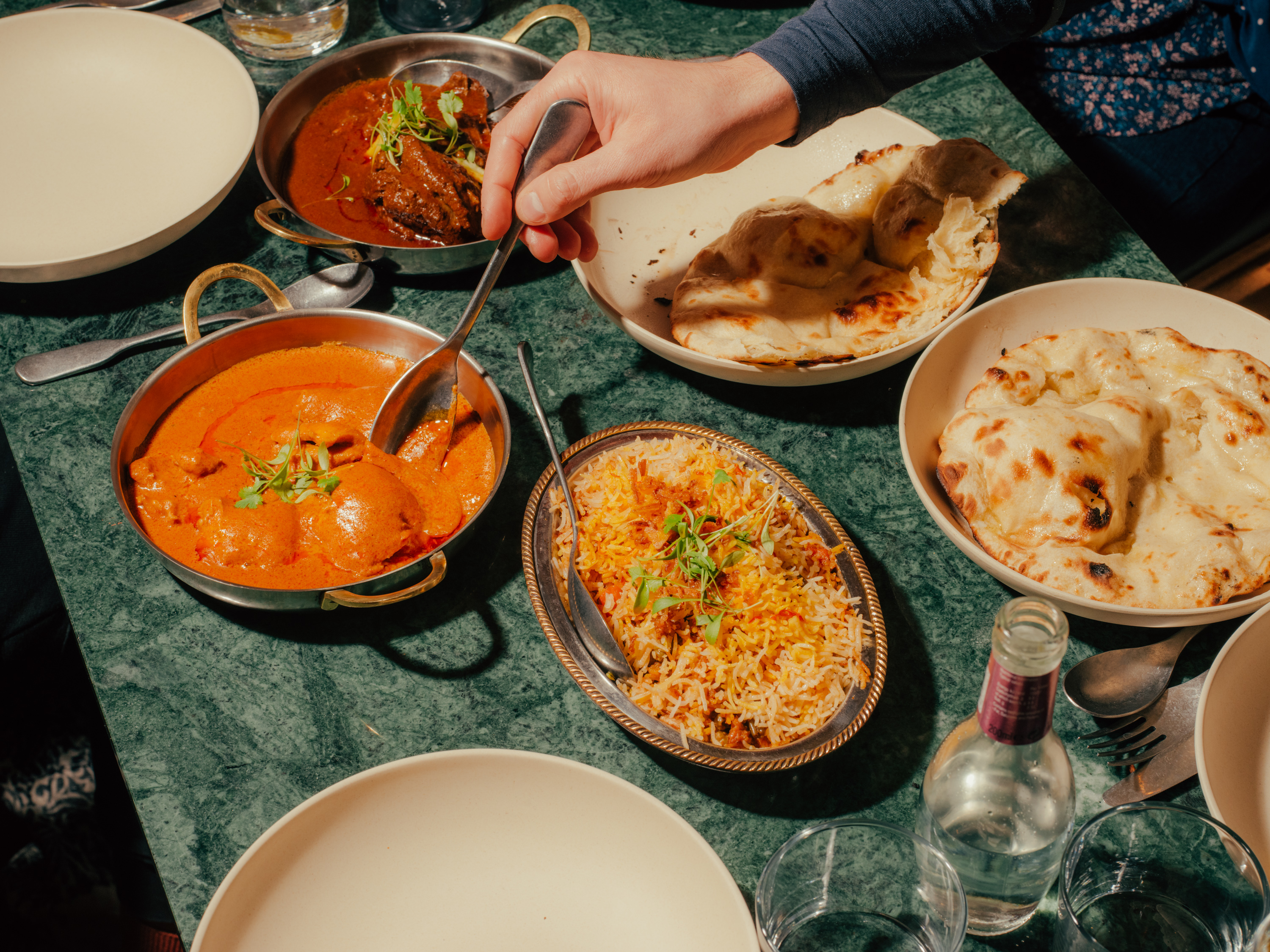 A selection of Awadhi dishes at Lucknow 49 in Mayfair —&nbsp;one of the best North Indian restaurants in London