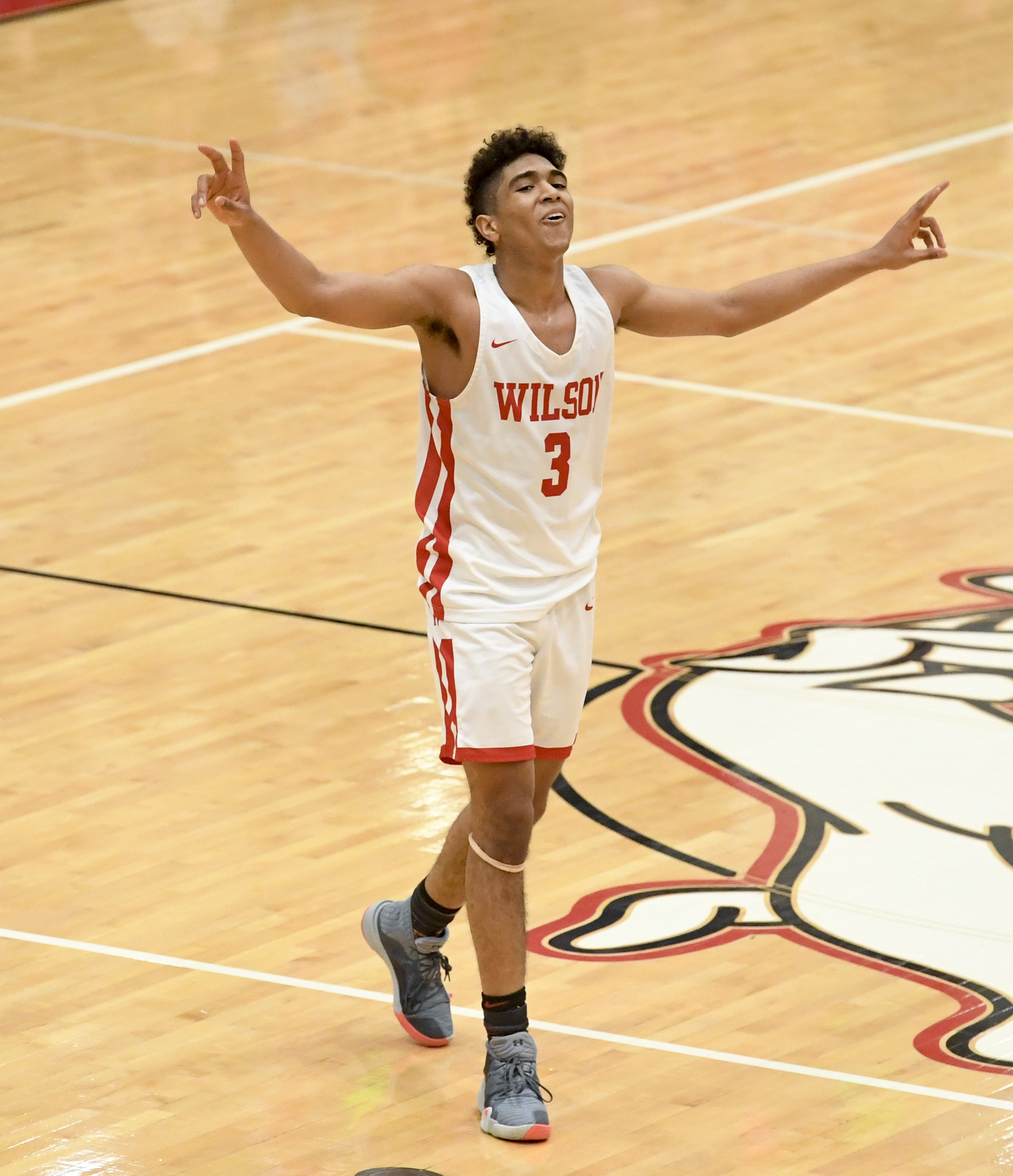 Wilson High School Basketball Player Stevie Mitchell During The 2019 Boys Basketball Season