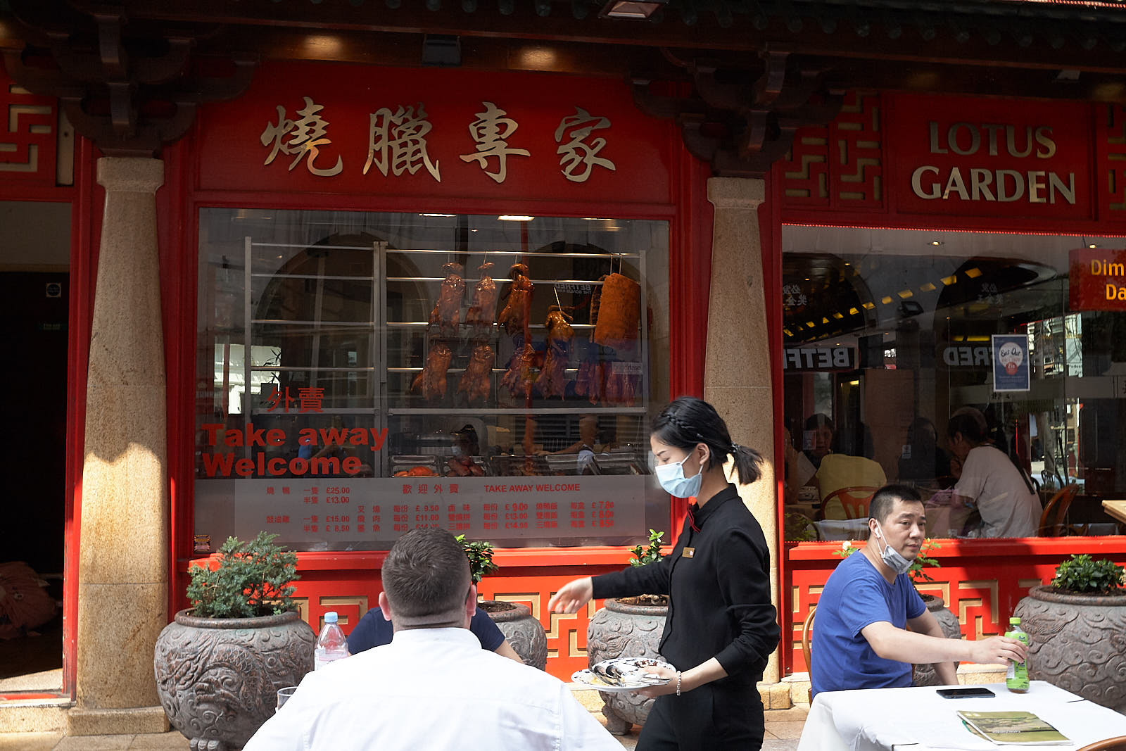 Restaurants in central London’s Chinatown are taking advantage of a new alfresco dining scheme 