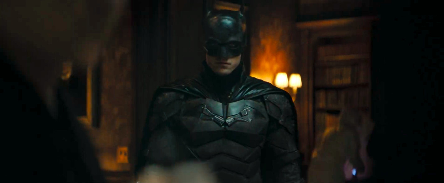 the batman standing in a mansion in The Batman (2022)