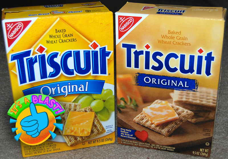 Two boxes of Original flavored Triscuits next to each other.