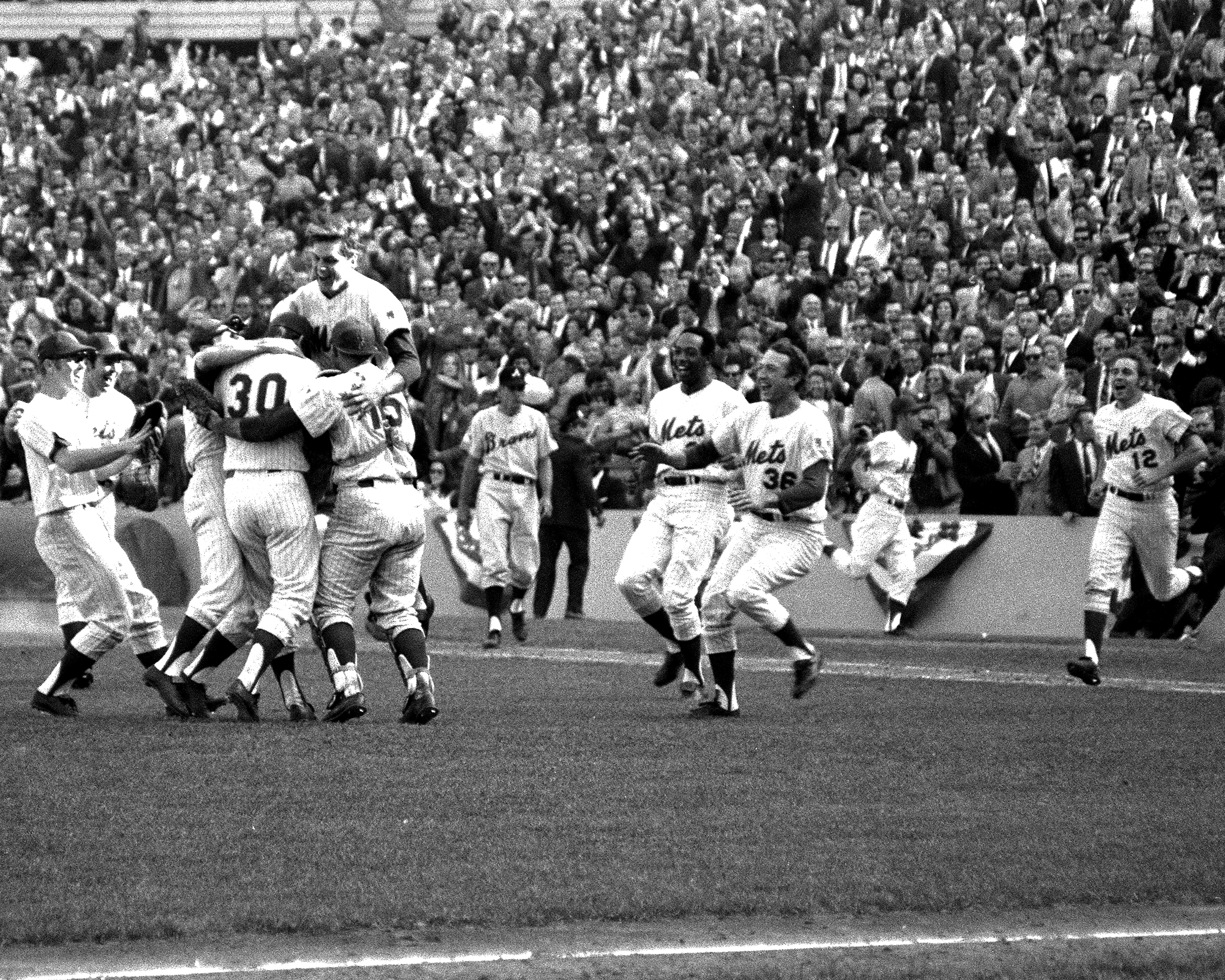 N.Y. Mets vs. Atlanta Braves. 1969 National League Champions