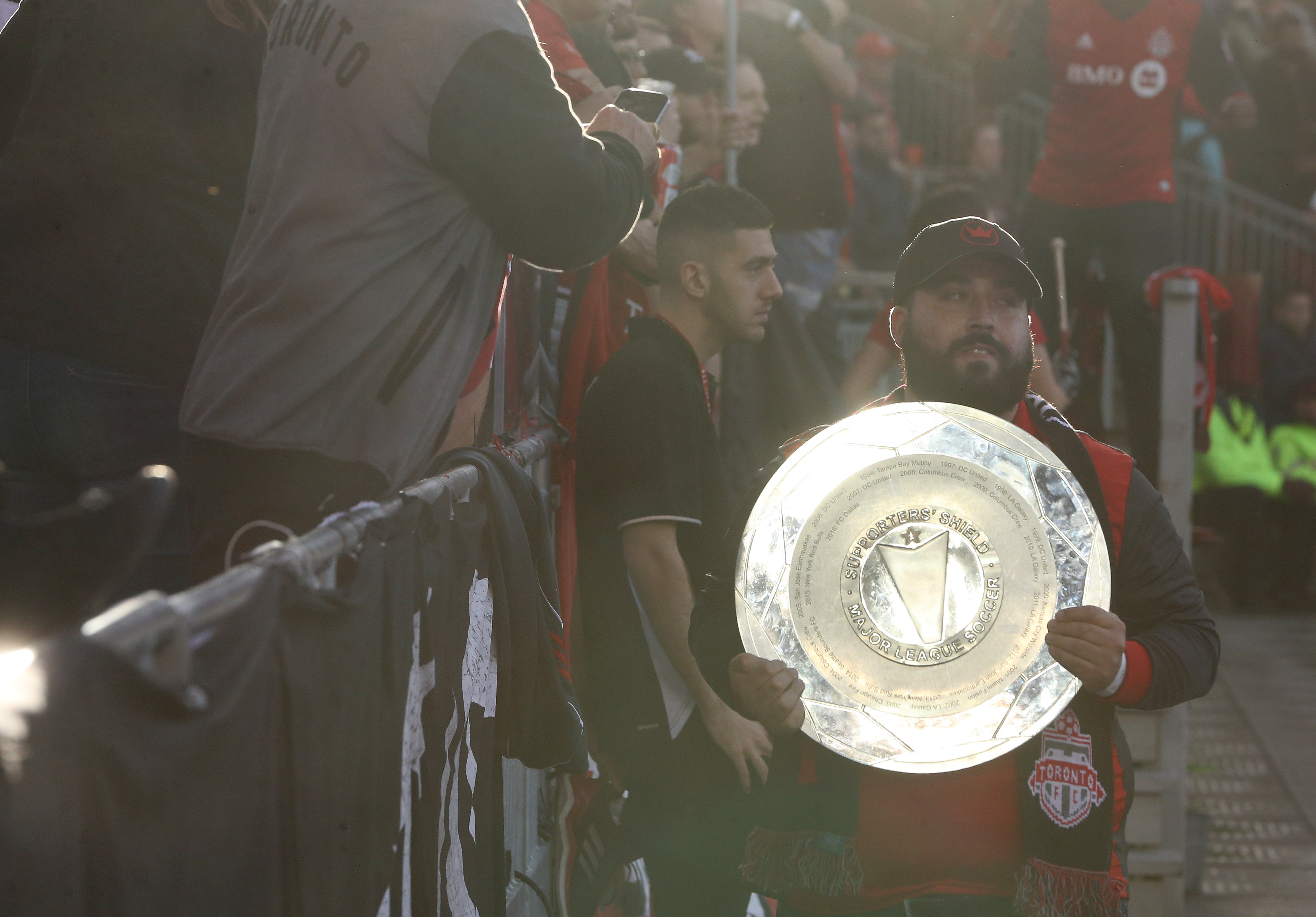 Toronto FC play the Montreal Impact on the day they are awarded the Supporters Shield