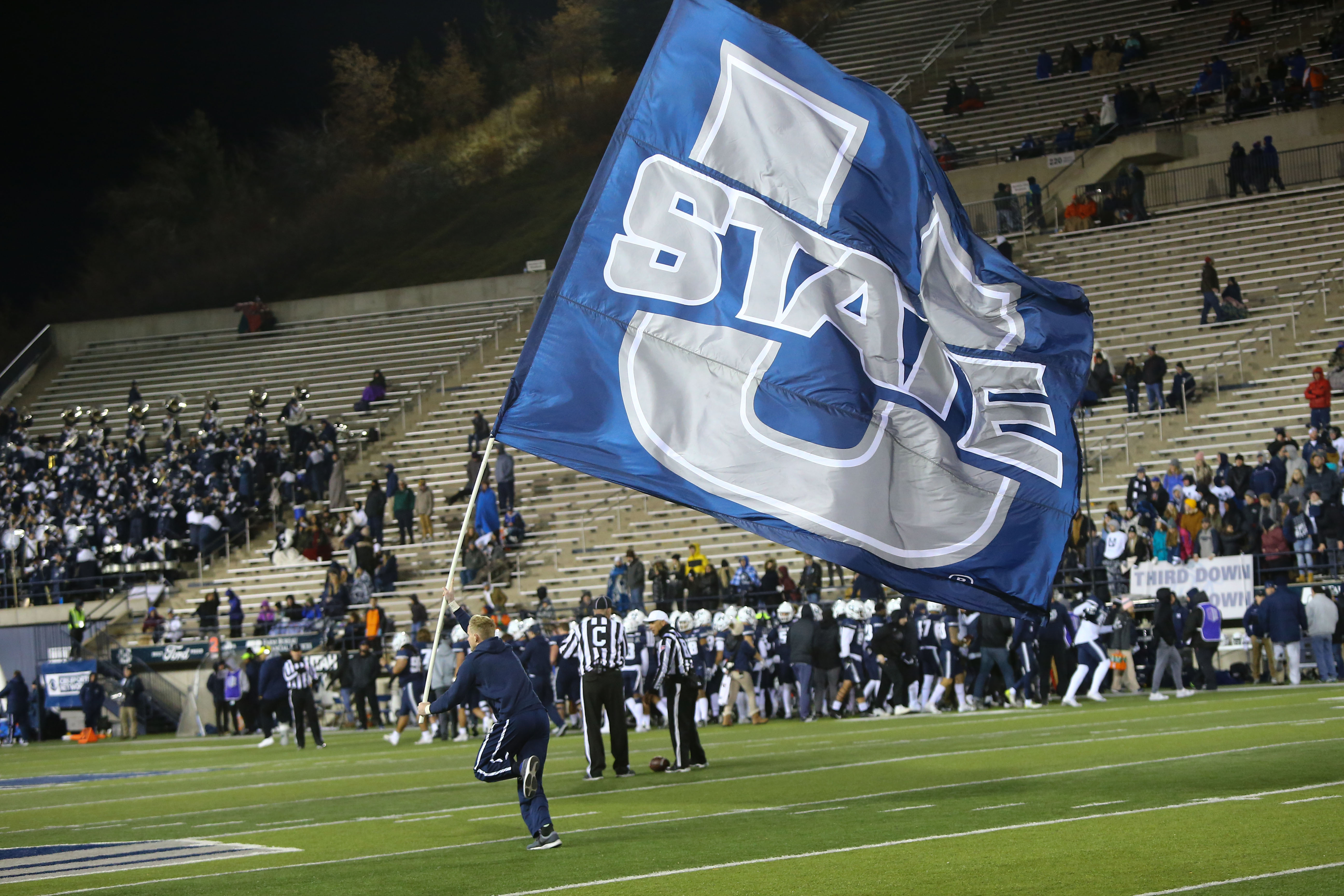 NCAA Football: Boise State at Utah State