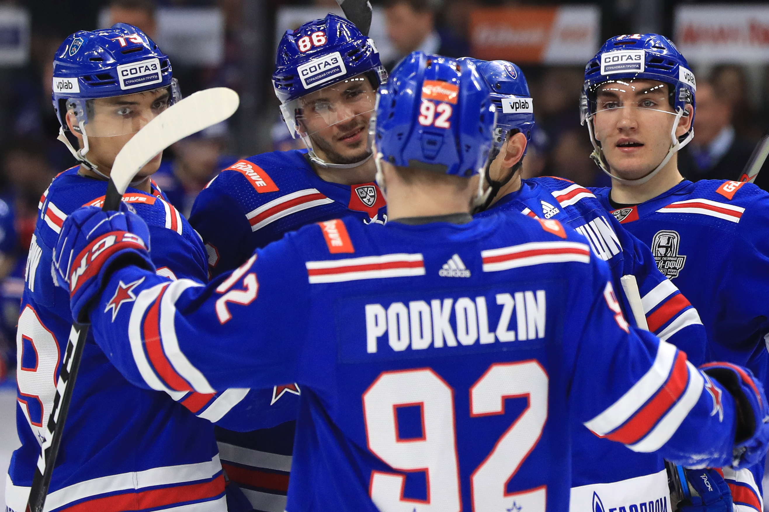 KHL Western Conference Quarterfinal, Leg 1: SKA St Petersburg vs Vityaz Moscow Region