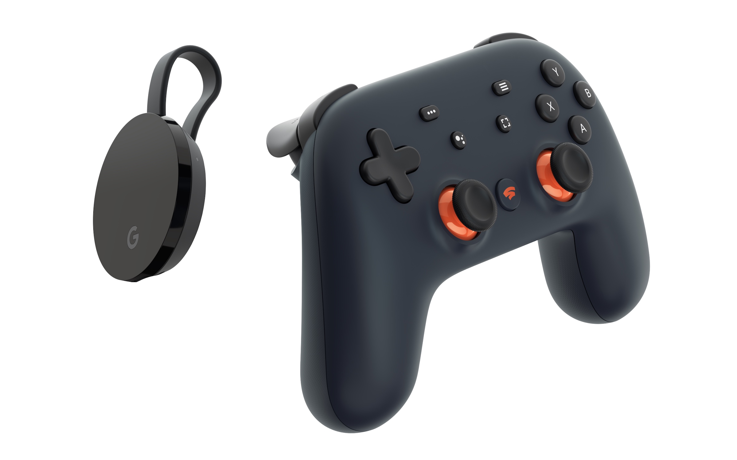 Google Chromecast Ultra and Stadia Founders Edition controller