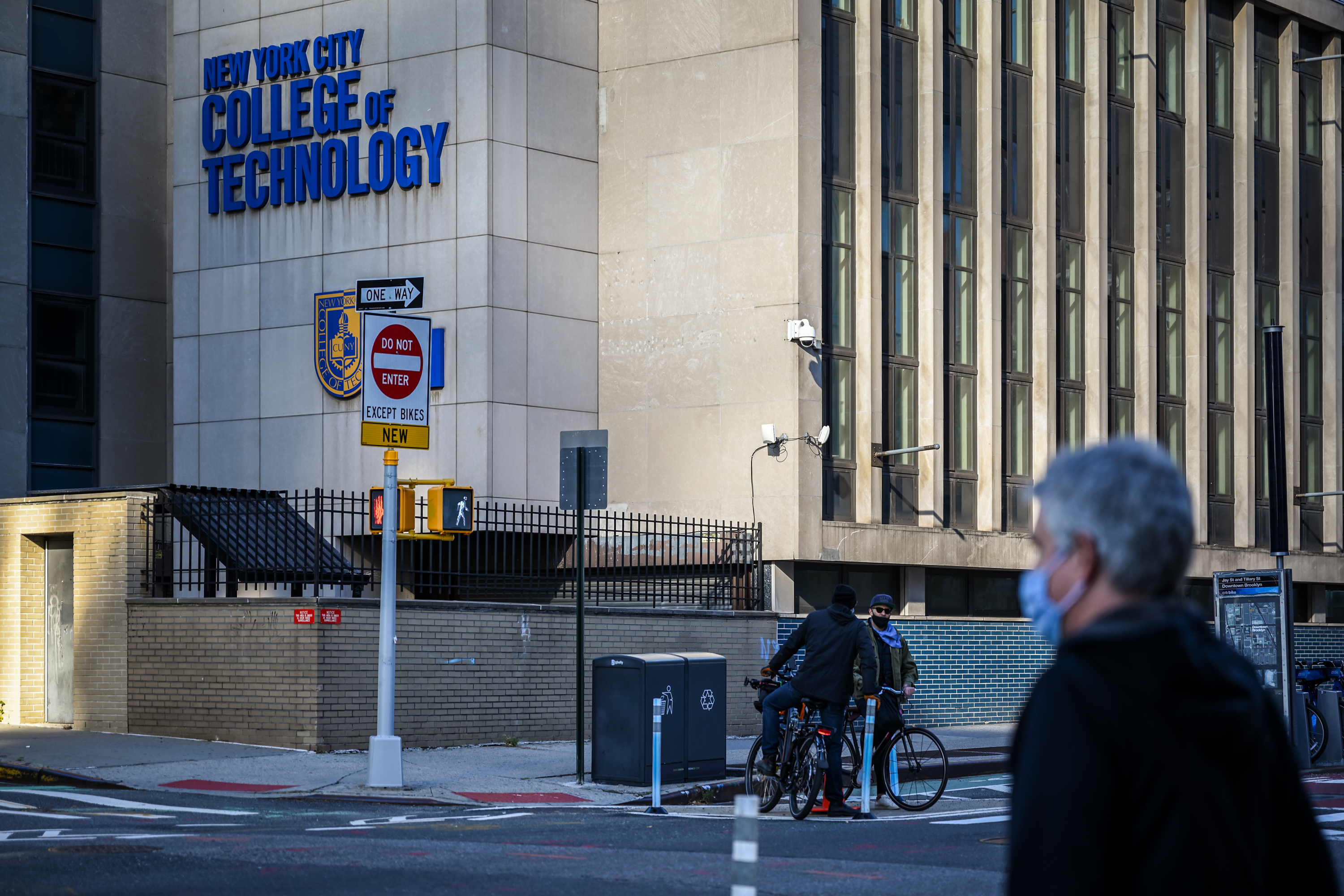CUNY’s College of Technology in downtown Brooklyn, Nov. 20, 2020.
