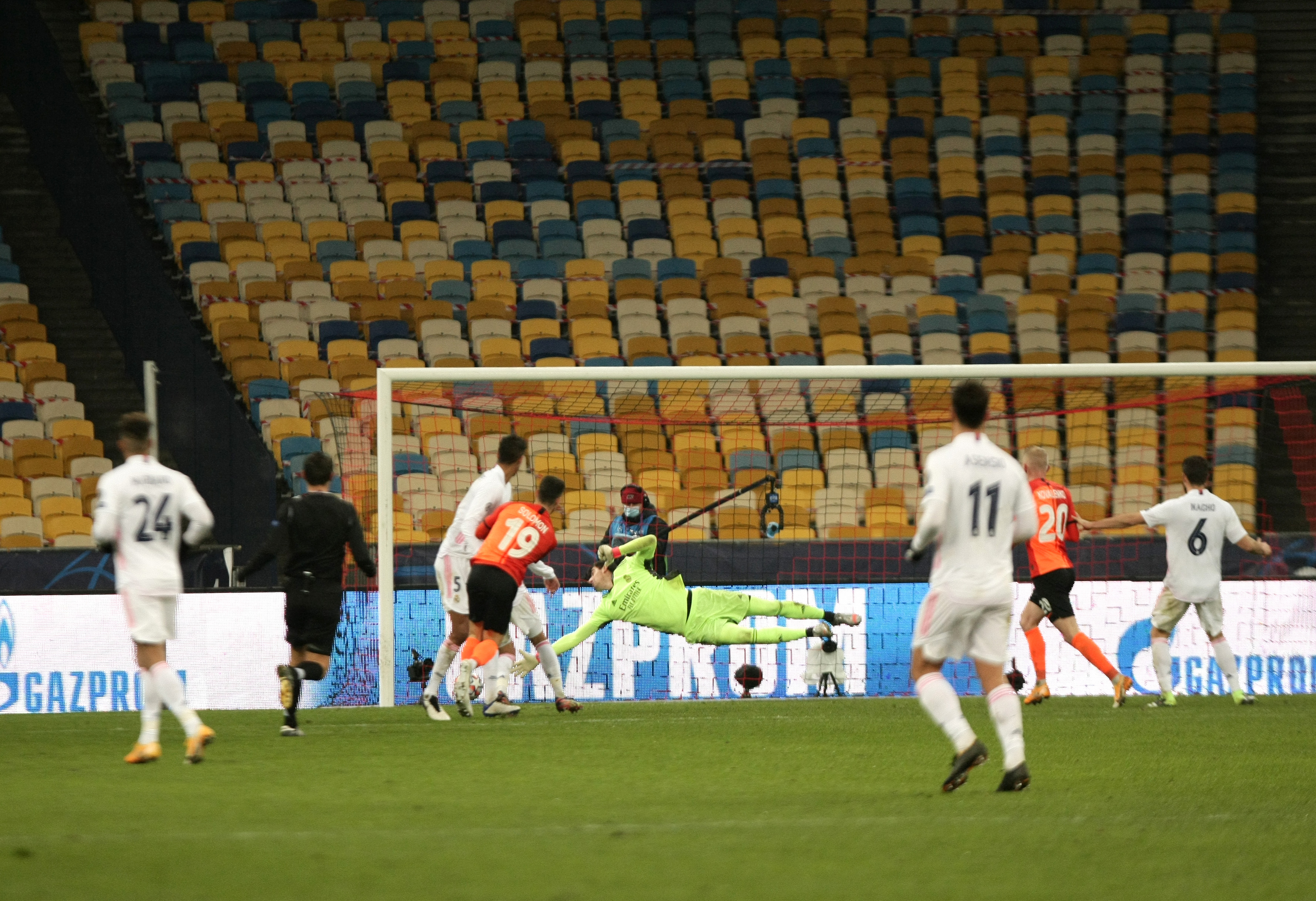 UEFA Champions League match between FC Shakhtar and FC Real