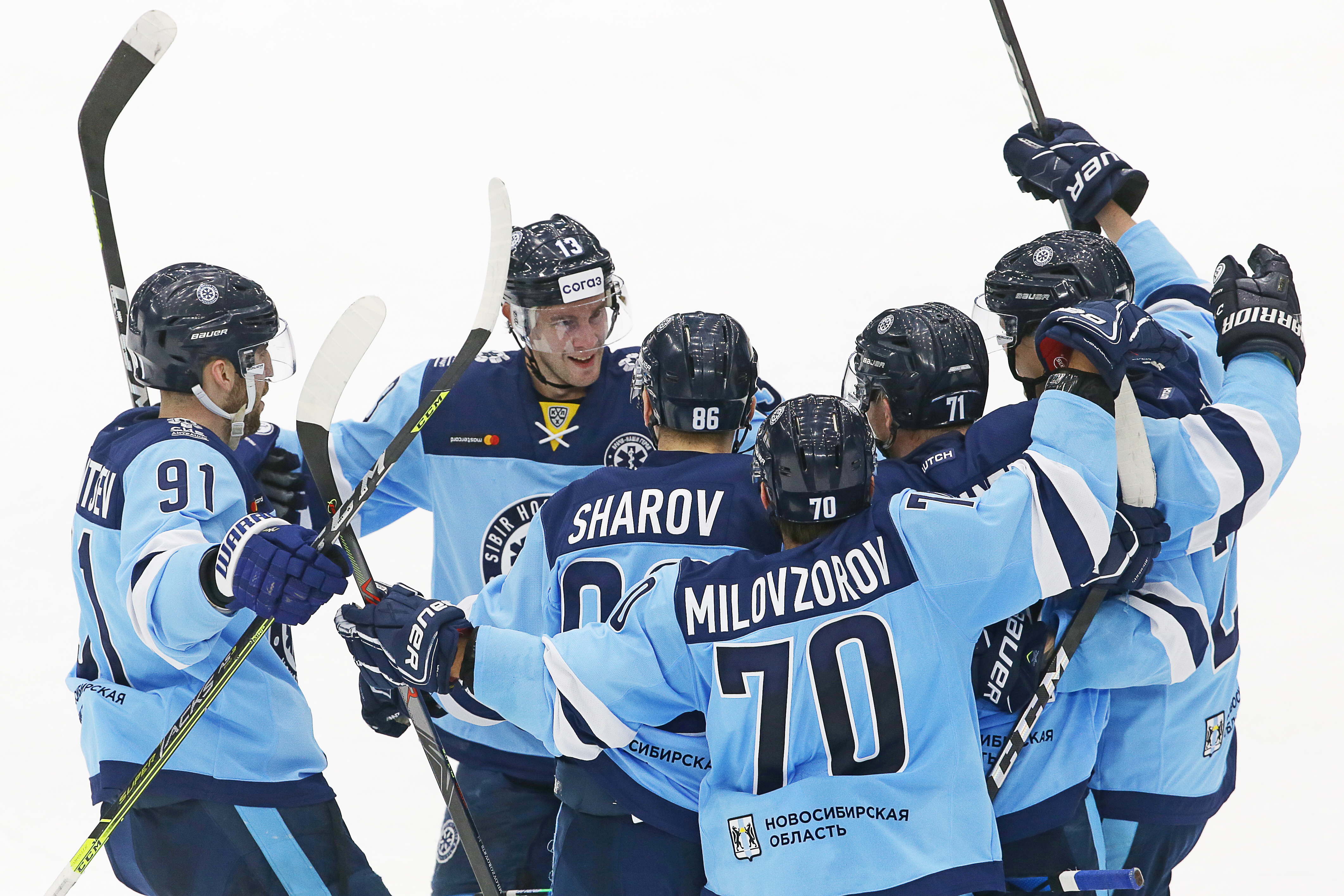 Kontinental Hockey League: Sibir Novosibirsk Region 4 - 3 Dinamo Riga