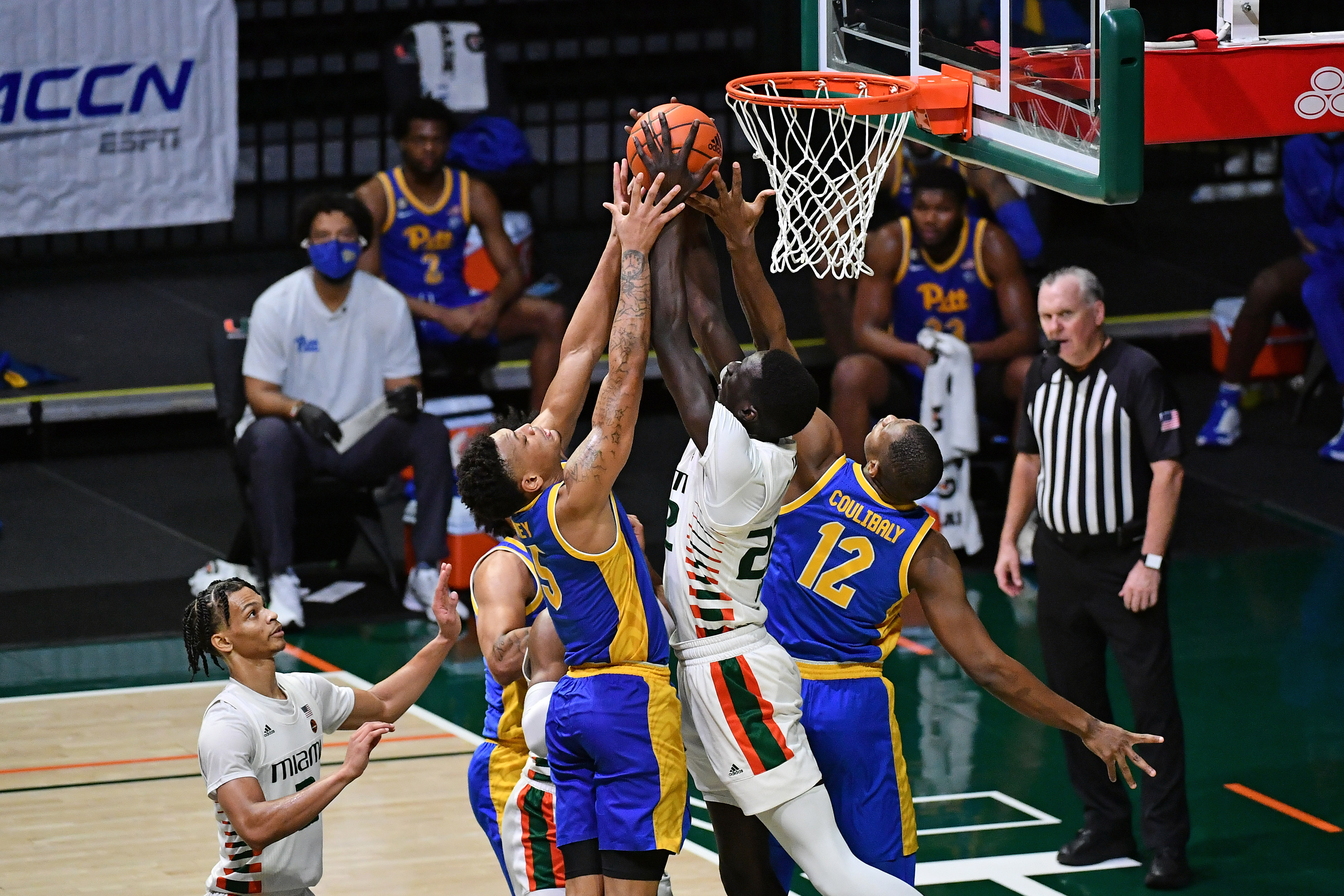 NCAA Basketball: Pittsburgh at Miami-Florida