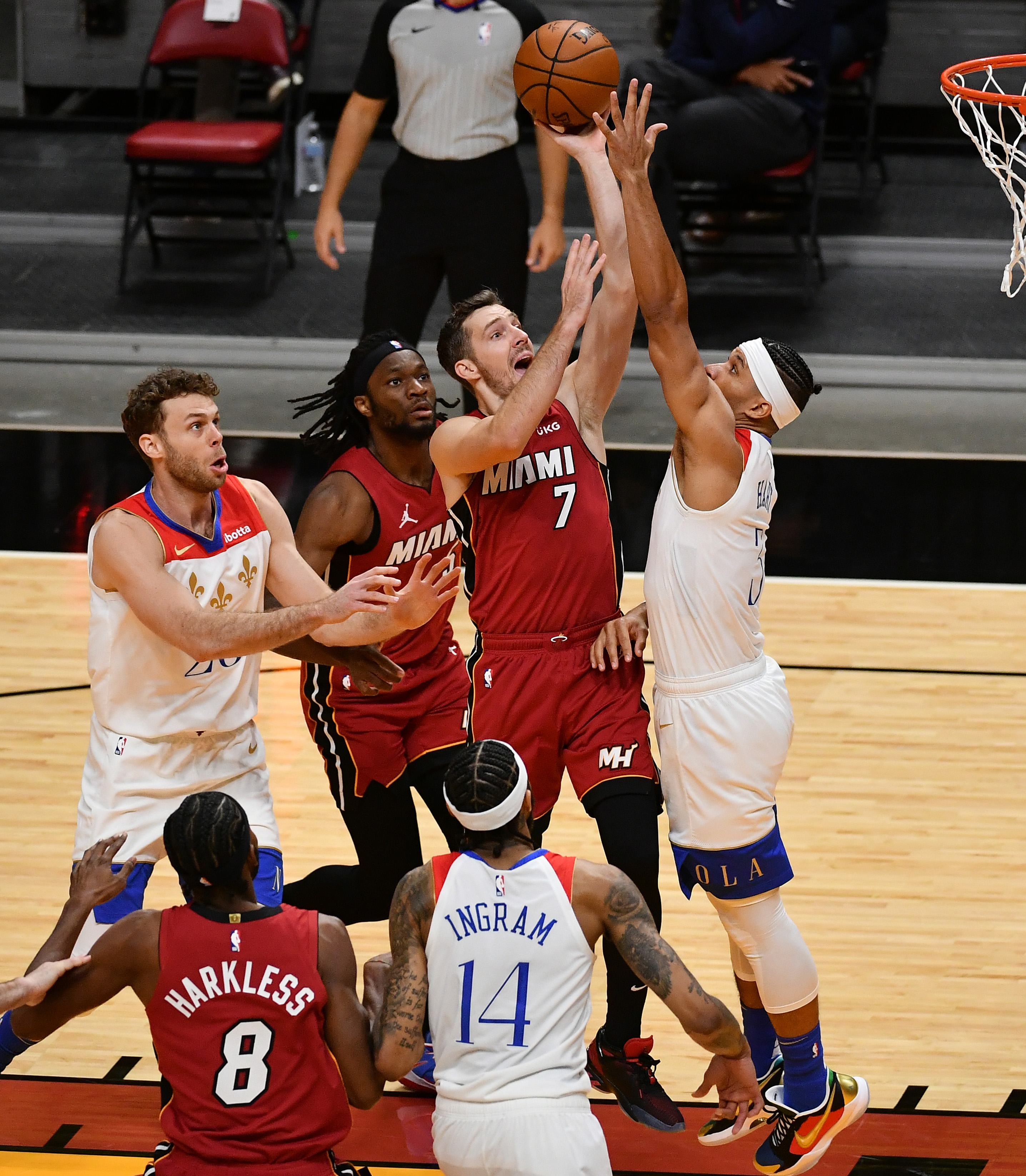 NBA: New Orleans Pelicans at Miami Heat
