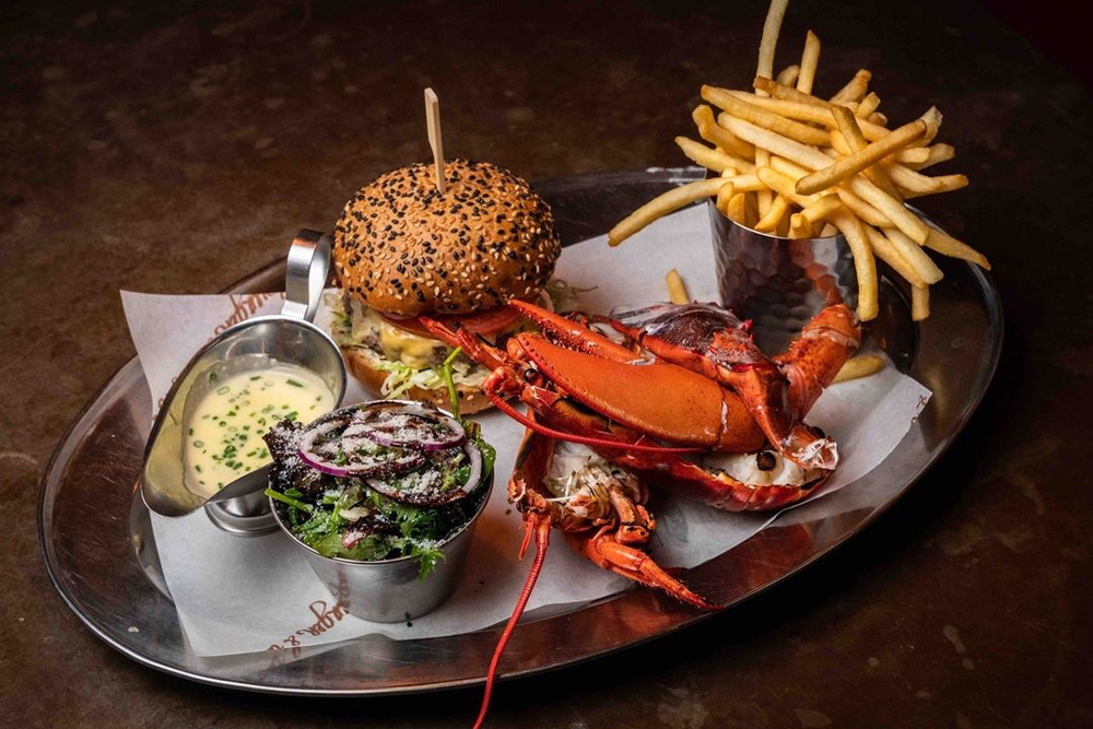 The B&amp;L Combo meal, on the menu at Burger &amp; Lobster, coming this summer to Resorts World Las Vegas.