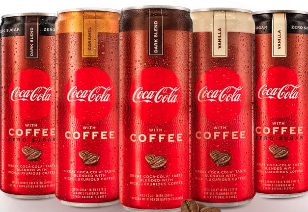 Coca-Cola with Coffee is available in three flavors — Dark Blend, Vanilla and Caramel — while the zero-sugar, zero-calorie version comes in Dark Blend and Vanilla.