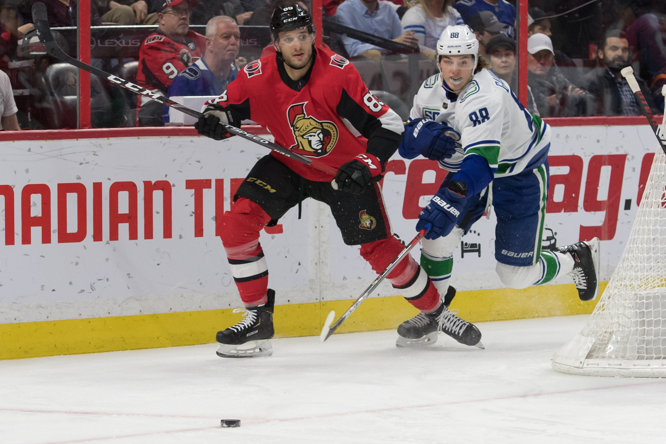 NHL: Vancouver Canucks at Ottawa Senators