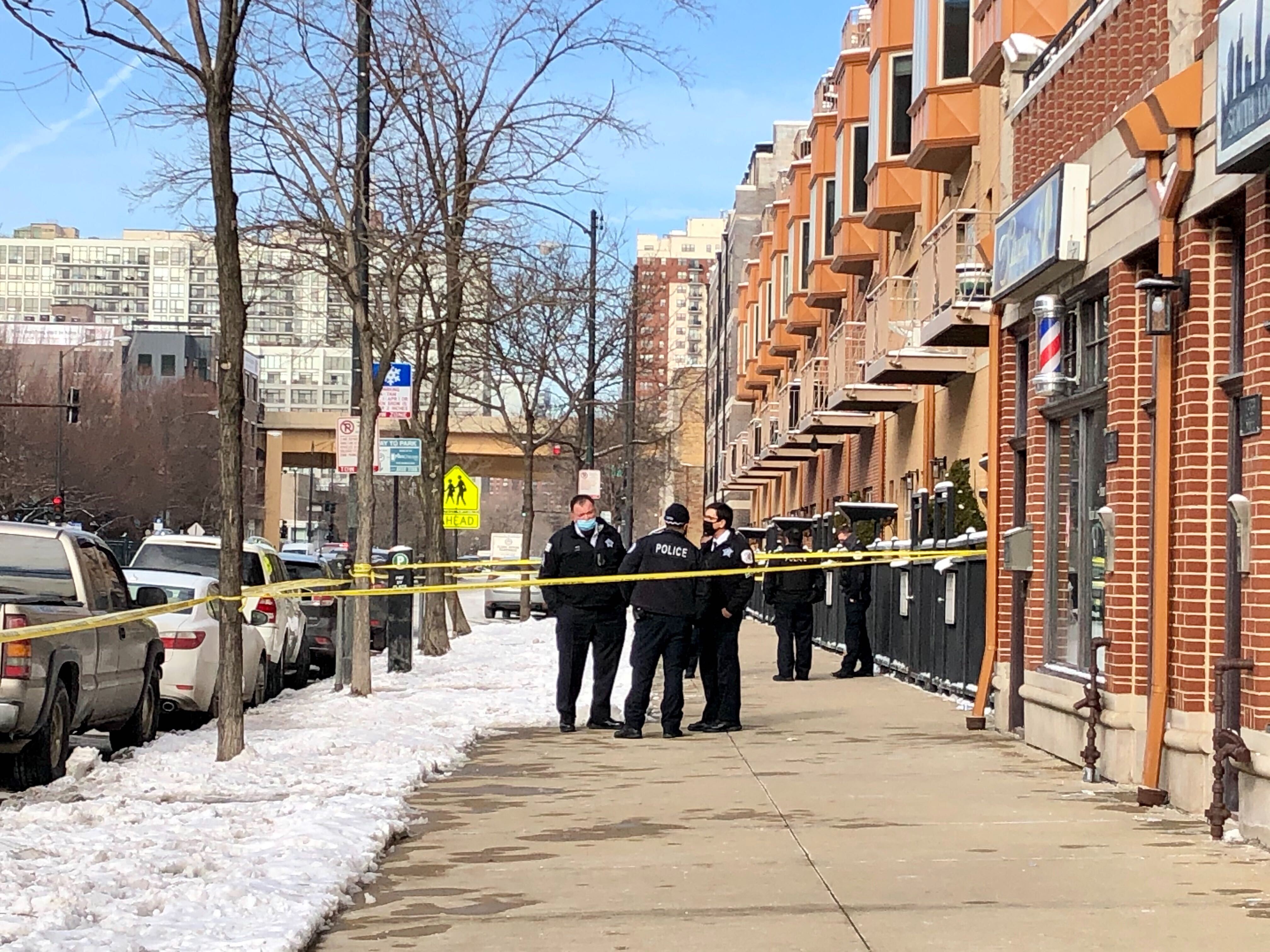 A person was critically hurt in a shooting Jan. 28, 2021 in the 1900 block of South State Street in the South Loop.