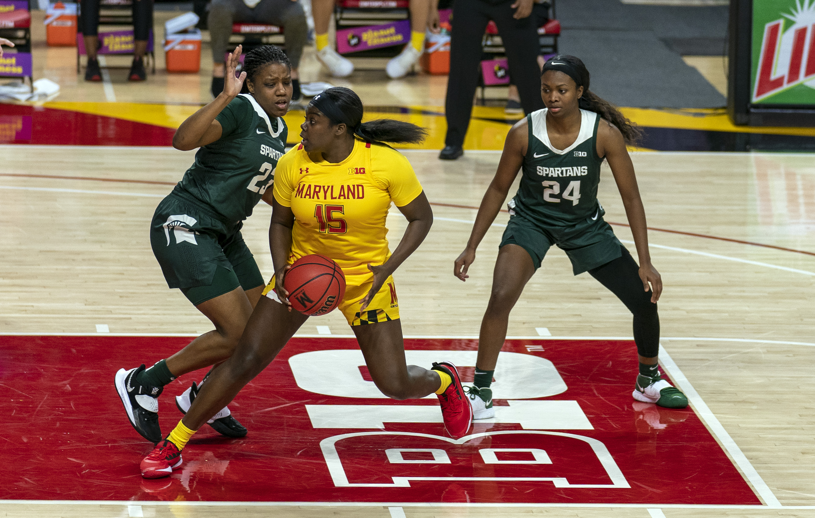 COLLEGE BASKETBALL: JAN 28 Womens - Michigan State at Maryland